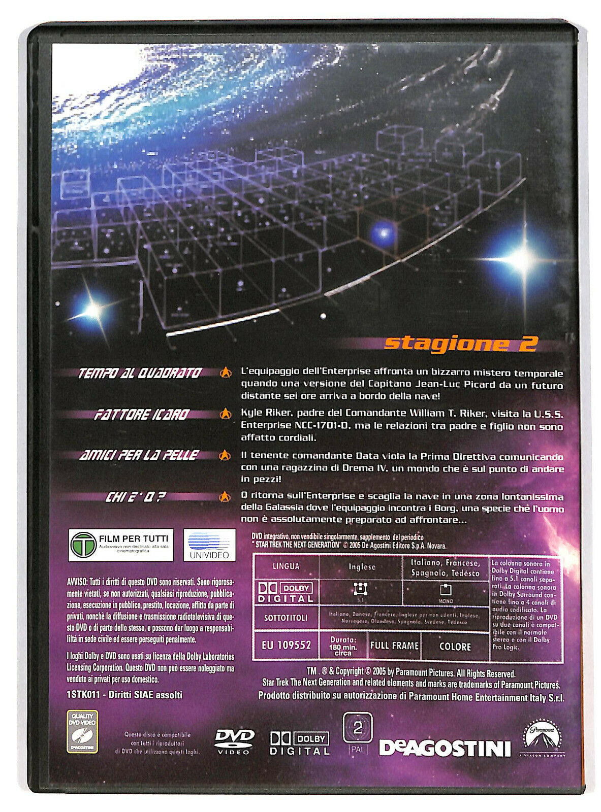 EBOND Star Trek The Next Generation - Stagione 2 Vol.4 Editoriale DVD DB640834