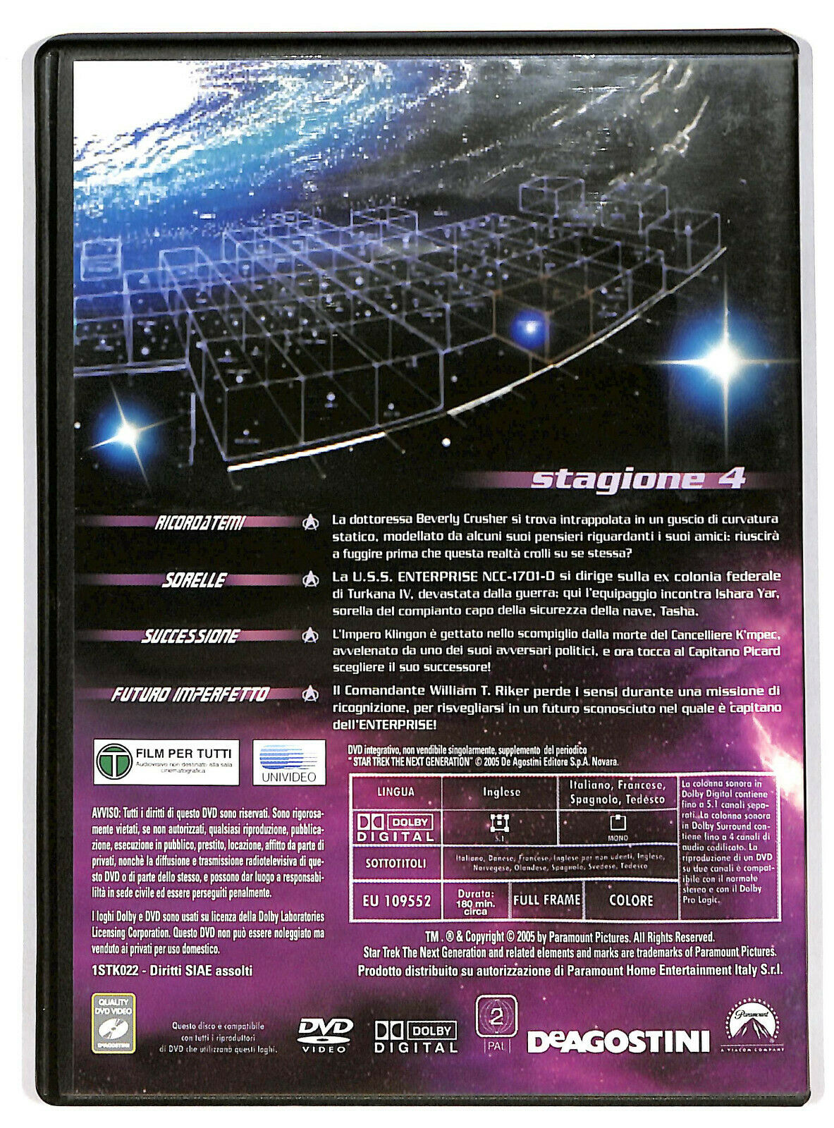 EBOND Star Trek The Next Generation Stagione 04 Vol.2 Editoriale DVD DB640835