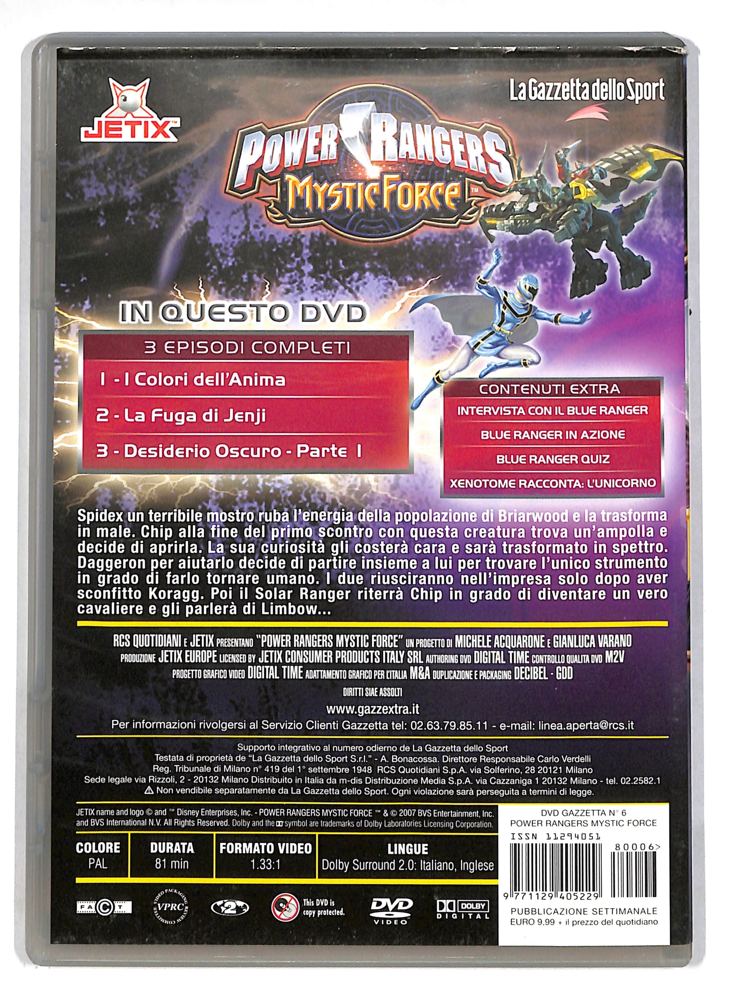 EBOND Power rangers vol 6 - i colori dell'anima EDITORIALE DVD DB641103