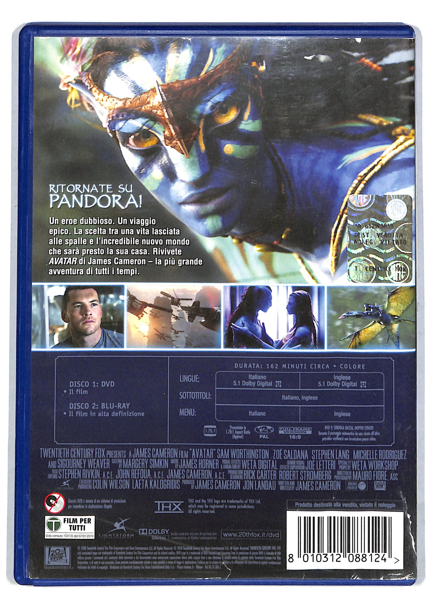 EBOND Avatar BLURAY + DVD DB641131