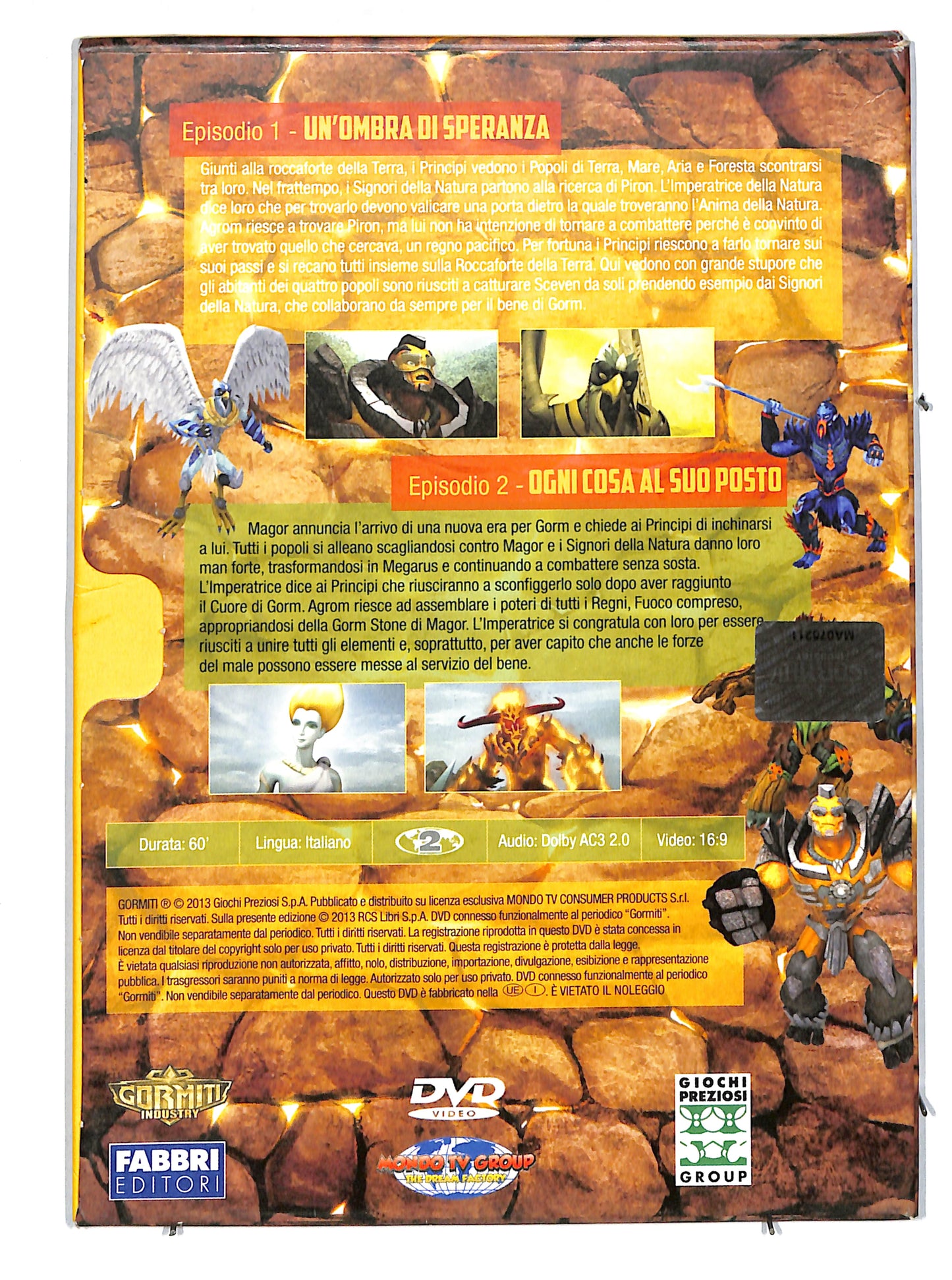 EBOND Gormiti vol 12 - Un'ombra di speranza - ogni cosa EDITORIALE DVD DB641140