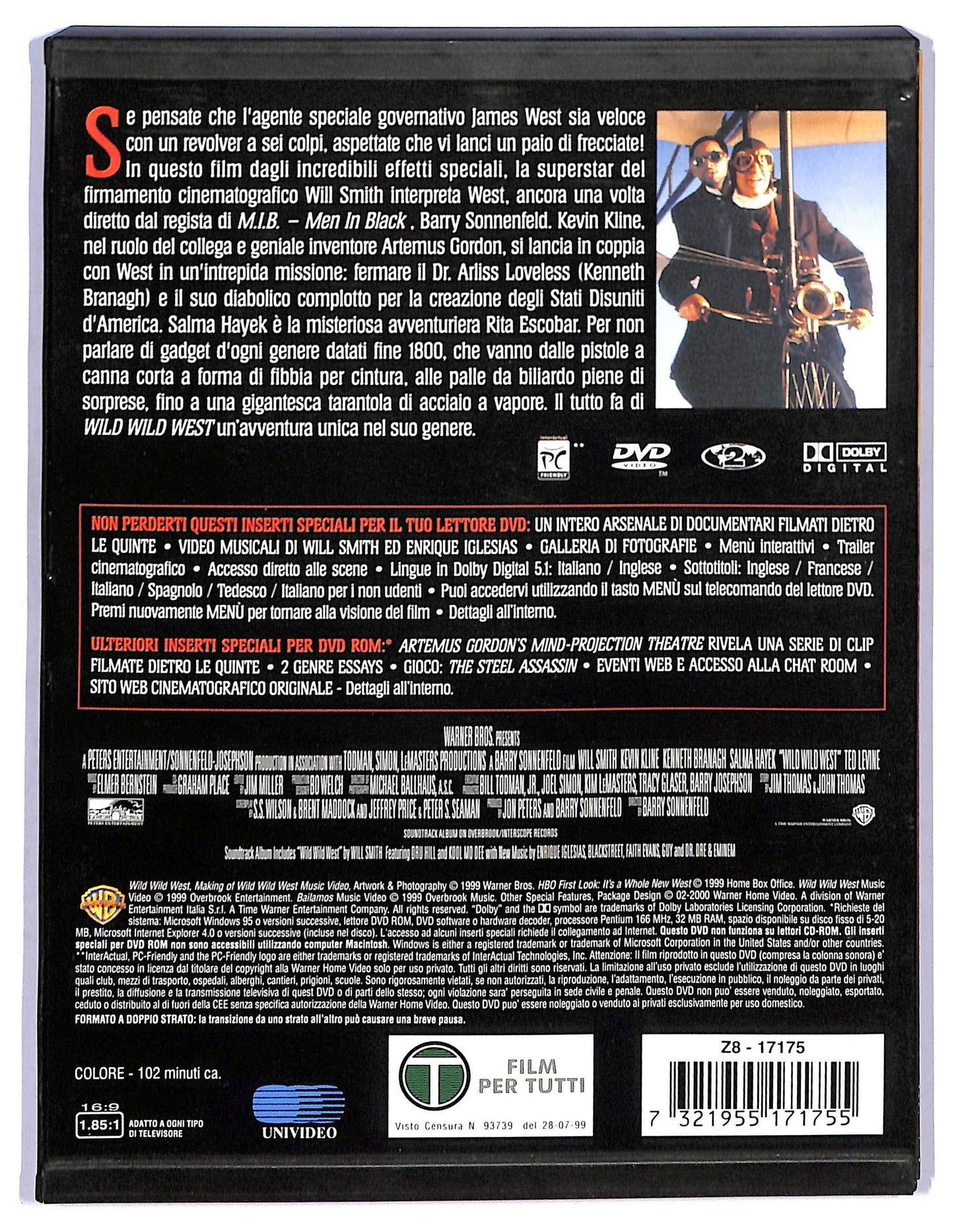EBOND Wild Wild West  SNAPPER DVD DB641404