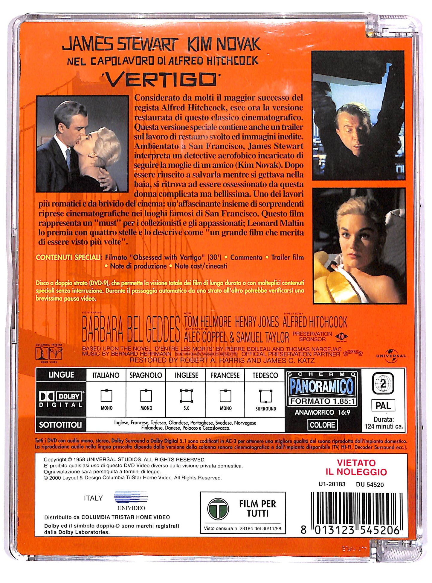 EBOND Vertigo COLLECTOR'S EDITION SJB DVD DB641408