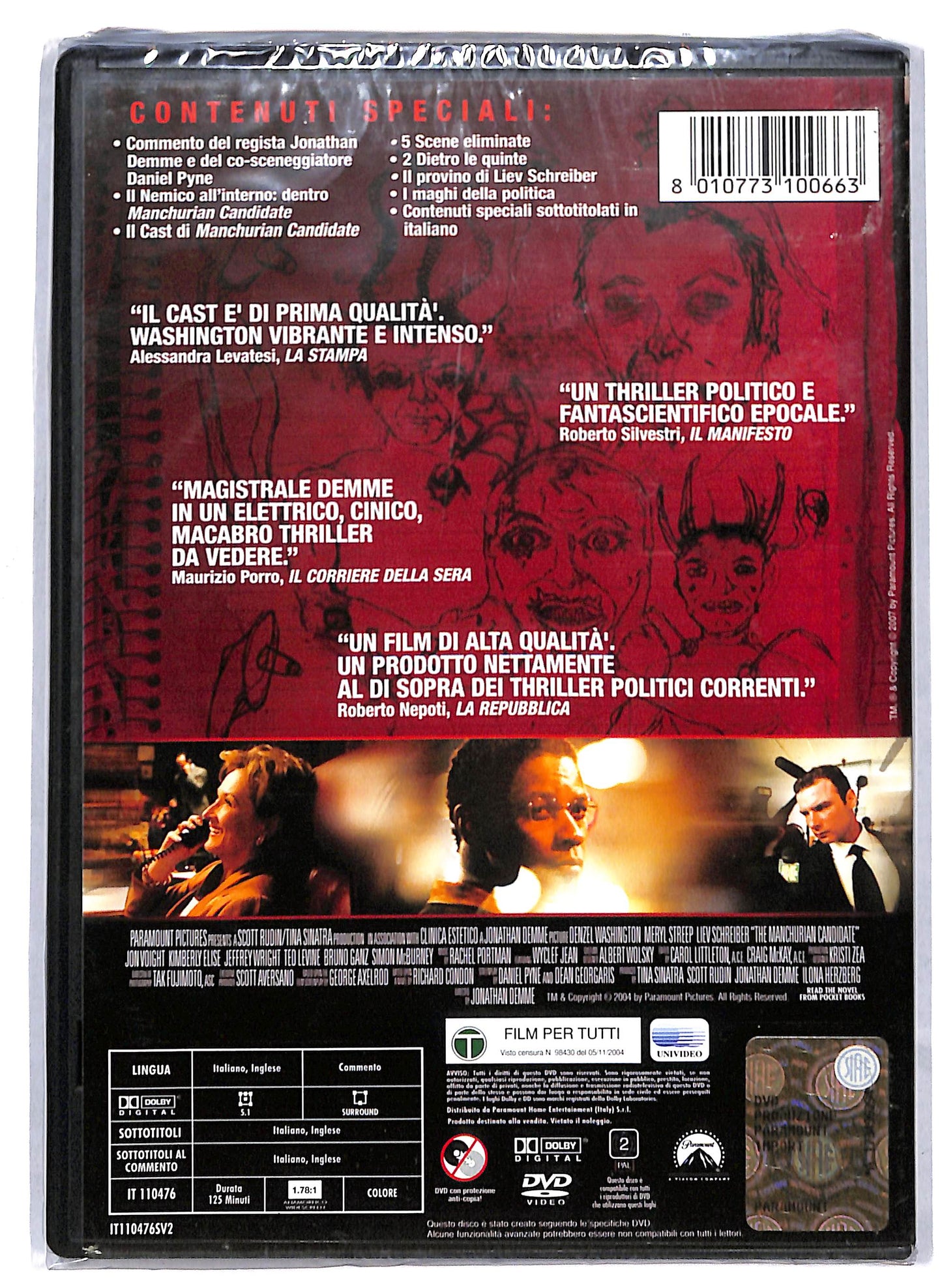 EBOND The manchurian candidate DVD DB641449