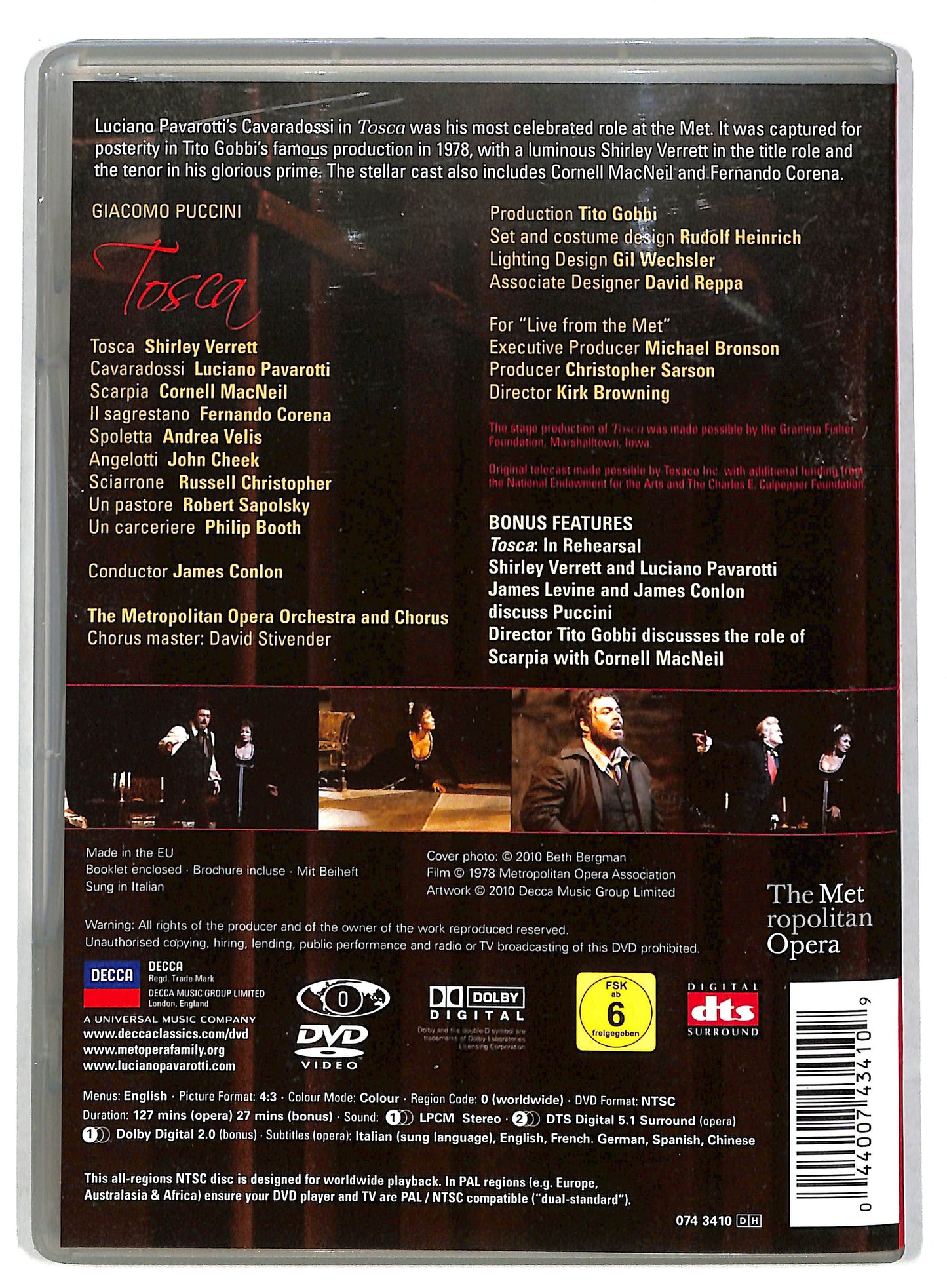 EBOND Giacomo Puccini - Tosca DVD DB641617