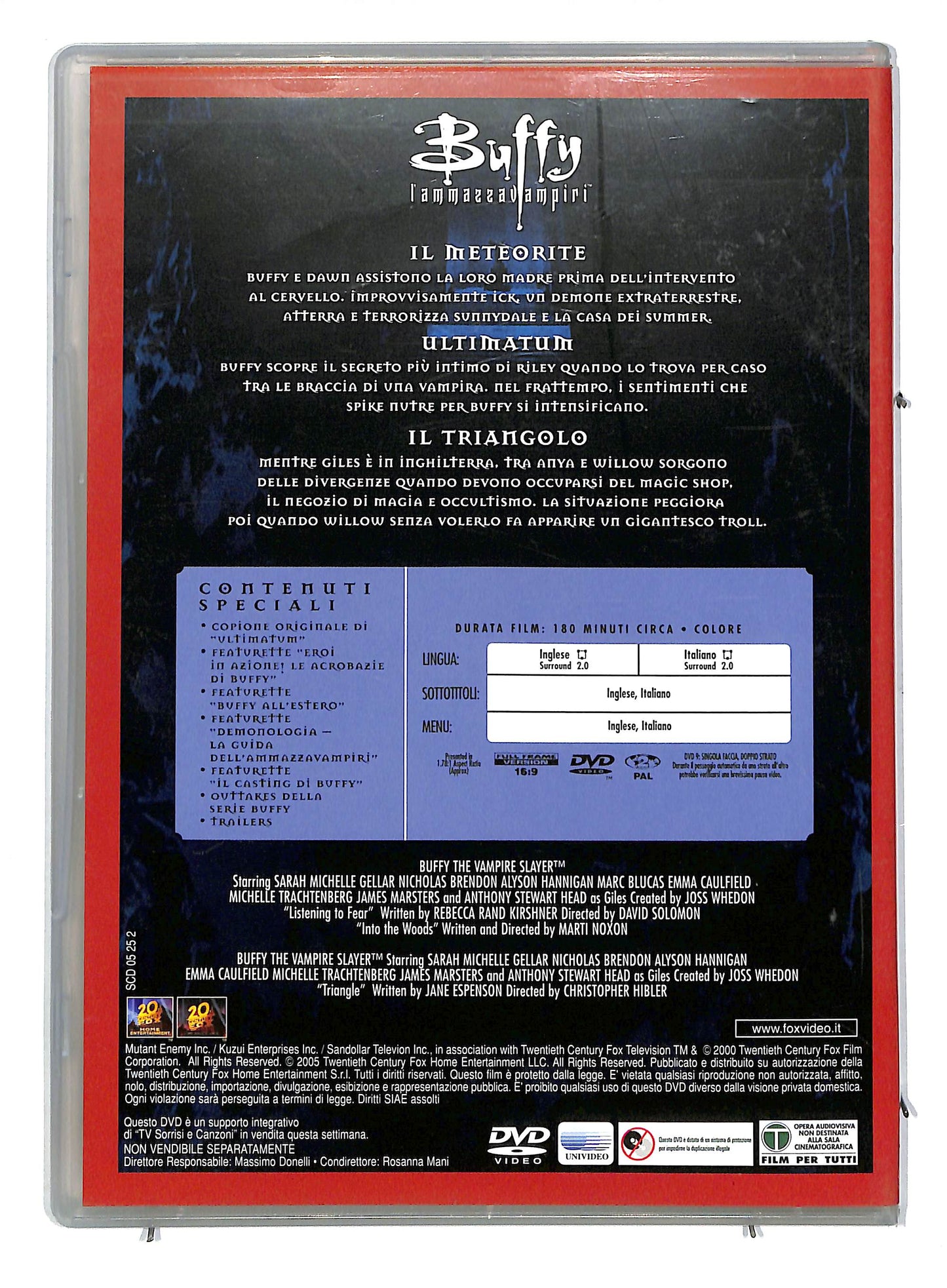 EBOND Buffy l'ammazzavampiri stagione 5 disco 3 EDITORIALE DVD DB641634