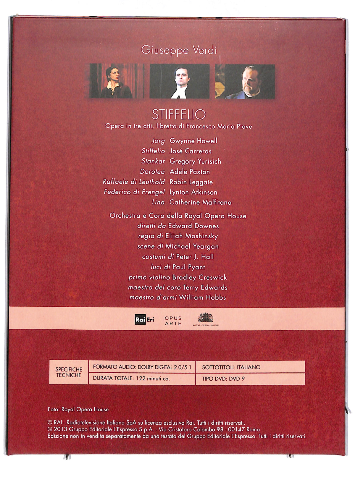 EBOND Stiffelio - Viva Verdi 1813 - 2013 EDITORIALE DIGIPACK DVD DB641649