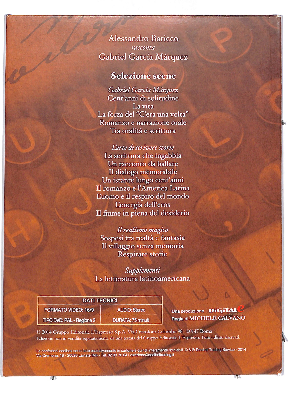 EBOND Gabriel Garcia Marquez e il realismo magico EDITORIALE DVD DB641658