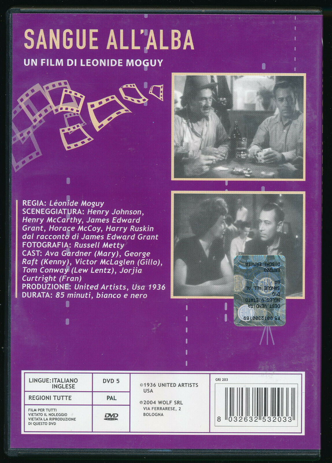 EBOND Sangue All'alba DVD DB641821