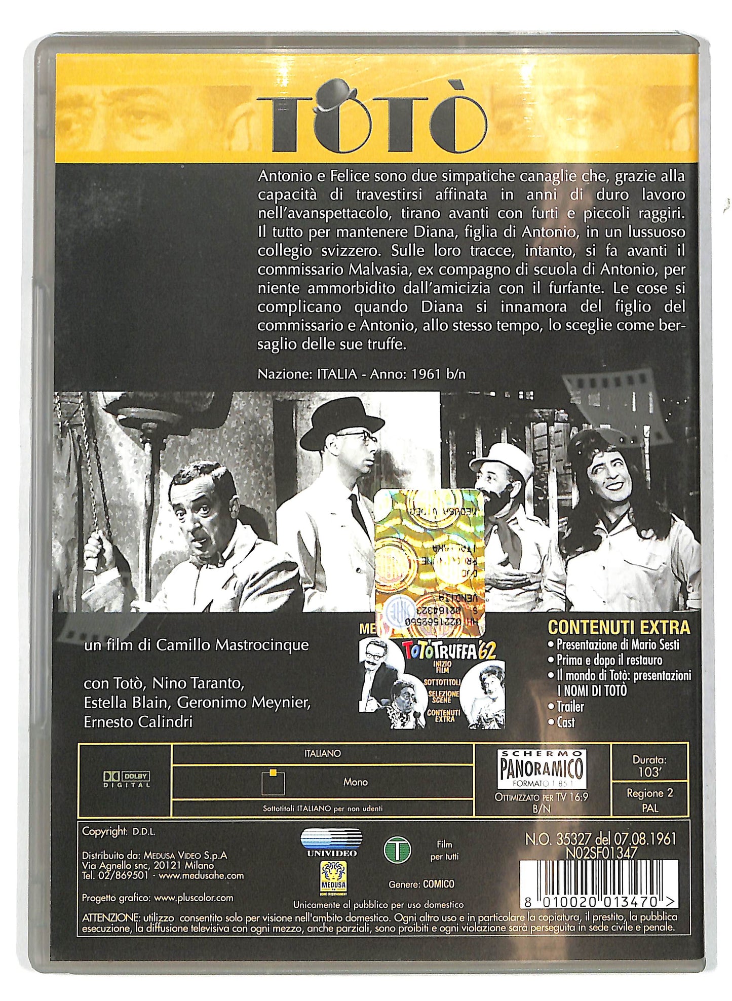 EBOND Tototruffa '62 DVD DB643129