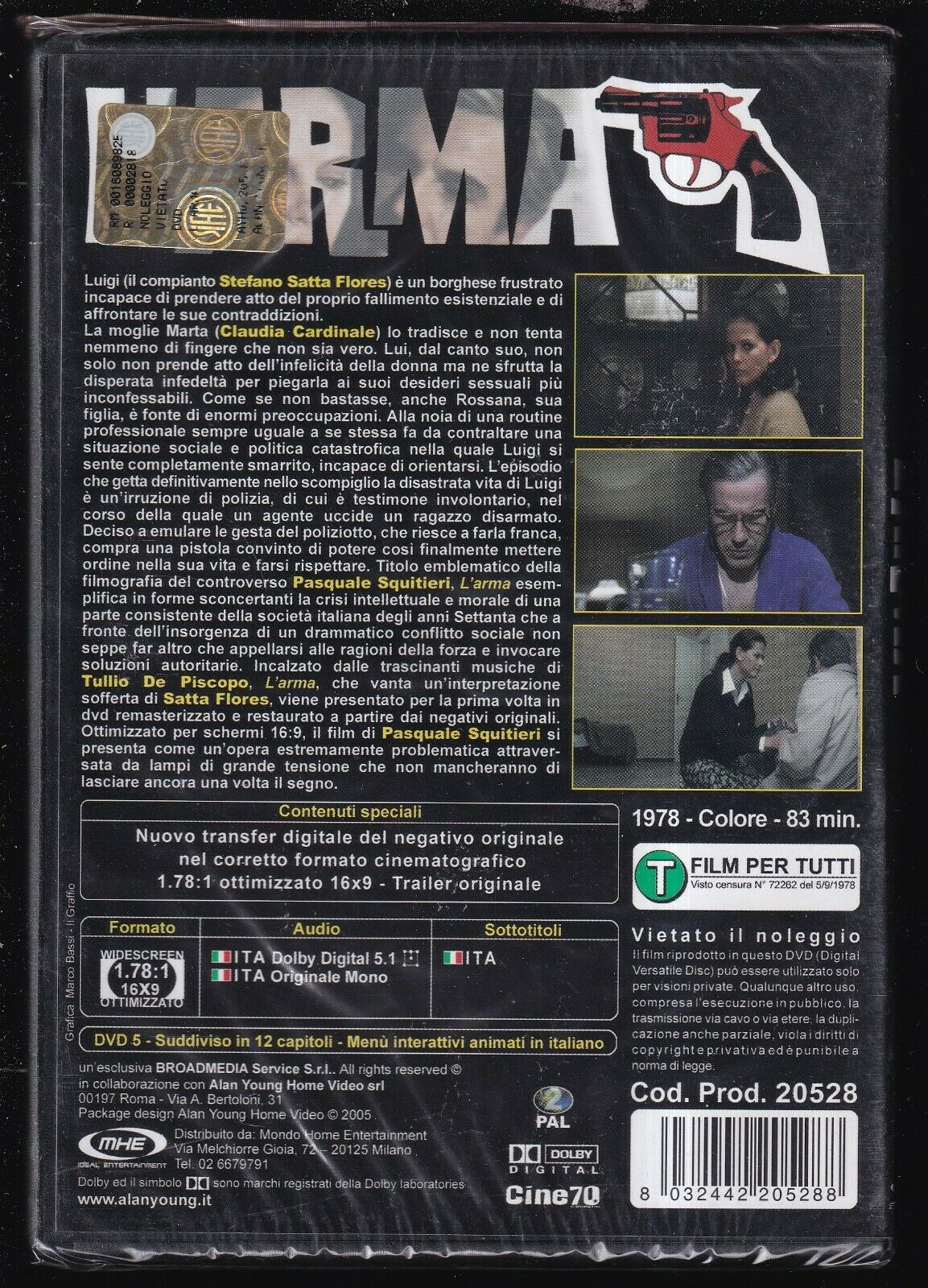 EBOND L'arma Con Claudia Cardinale DVD DB644125