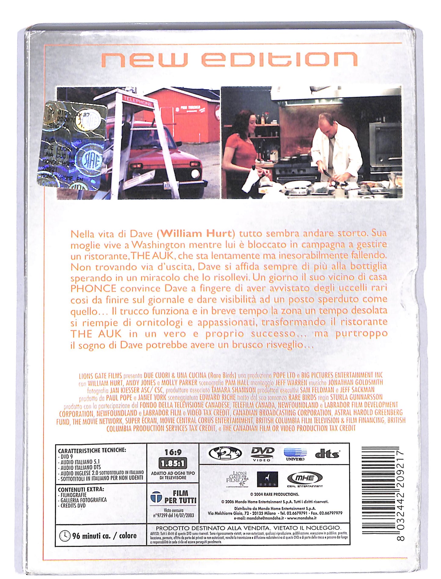 EBOND Due cuori e una cucina DVD DB644746