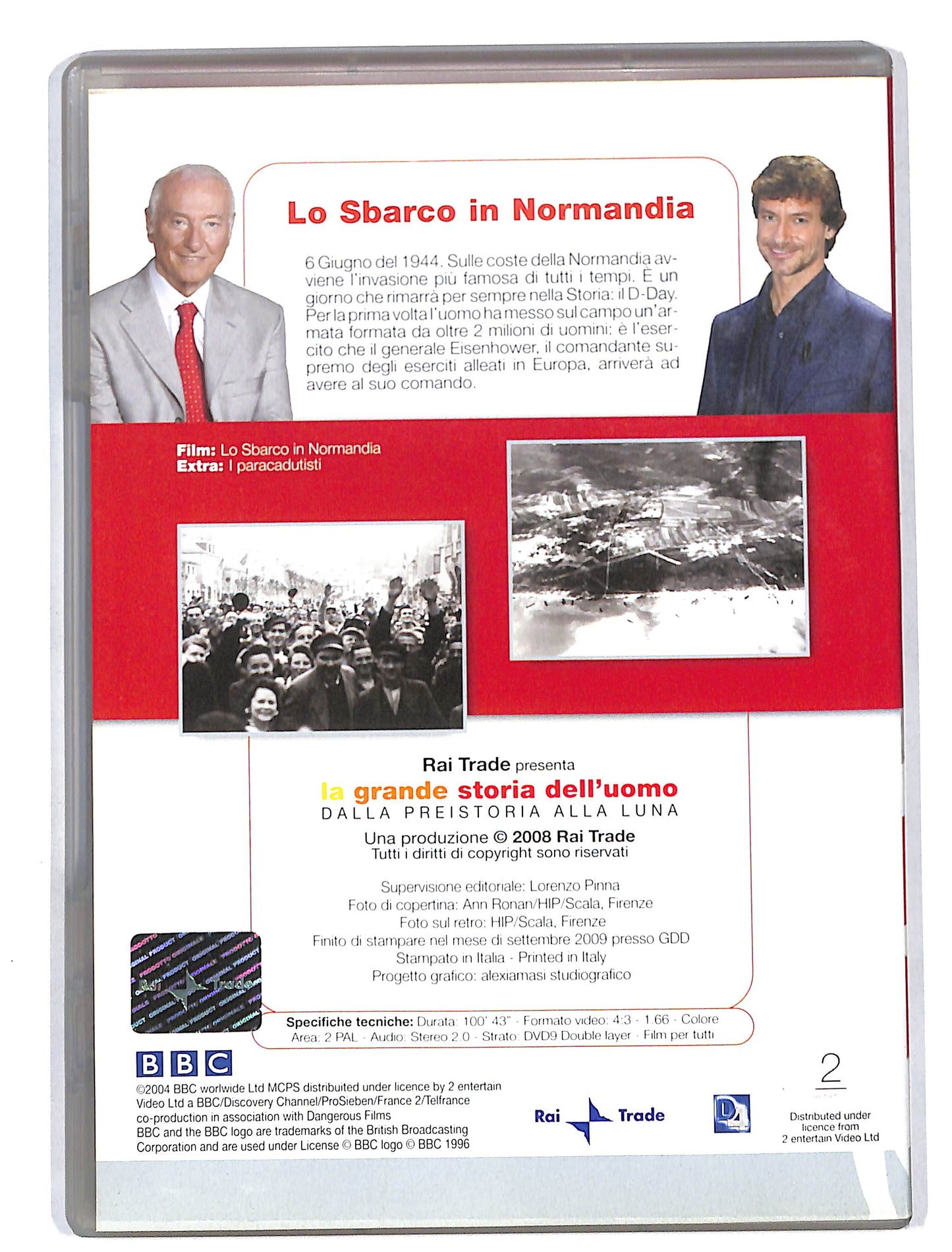 EBOND La grande storia dell'uomo lo sbarco in normandia DVD DB644810