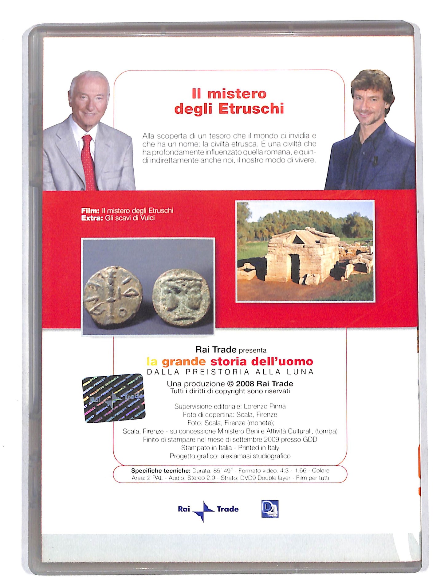 EBOND La Grande storia dell'uomo vol.4 il mistero degli etruschi DVD DB644828