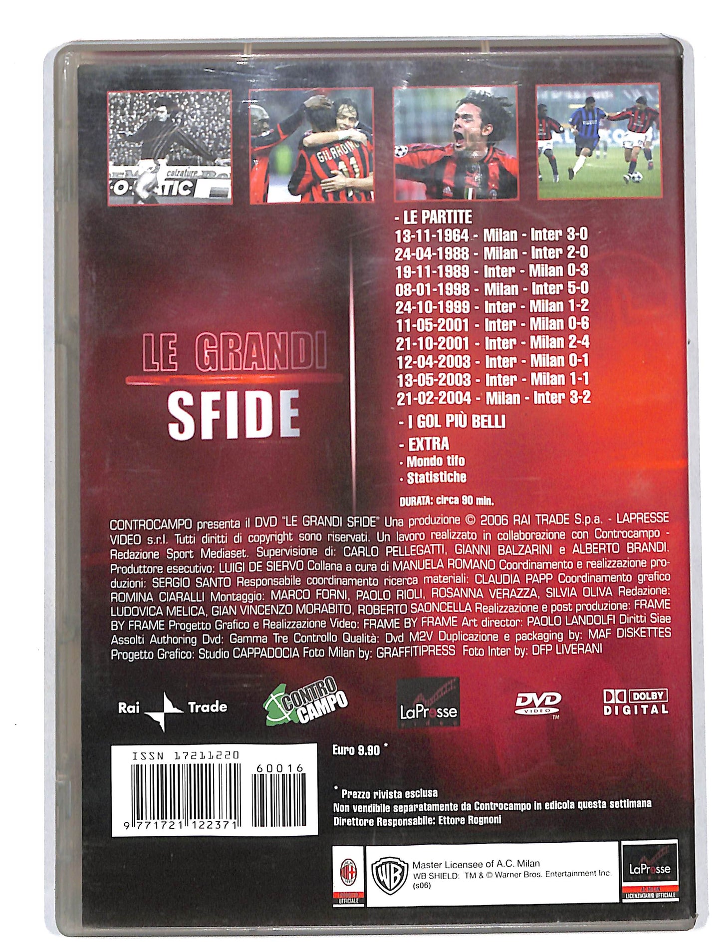 EBOND Le Grandi sfide Mila vs Inter EDITORIALE DVD DB644837