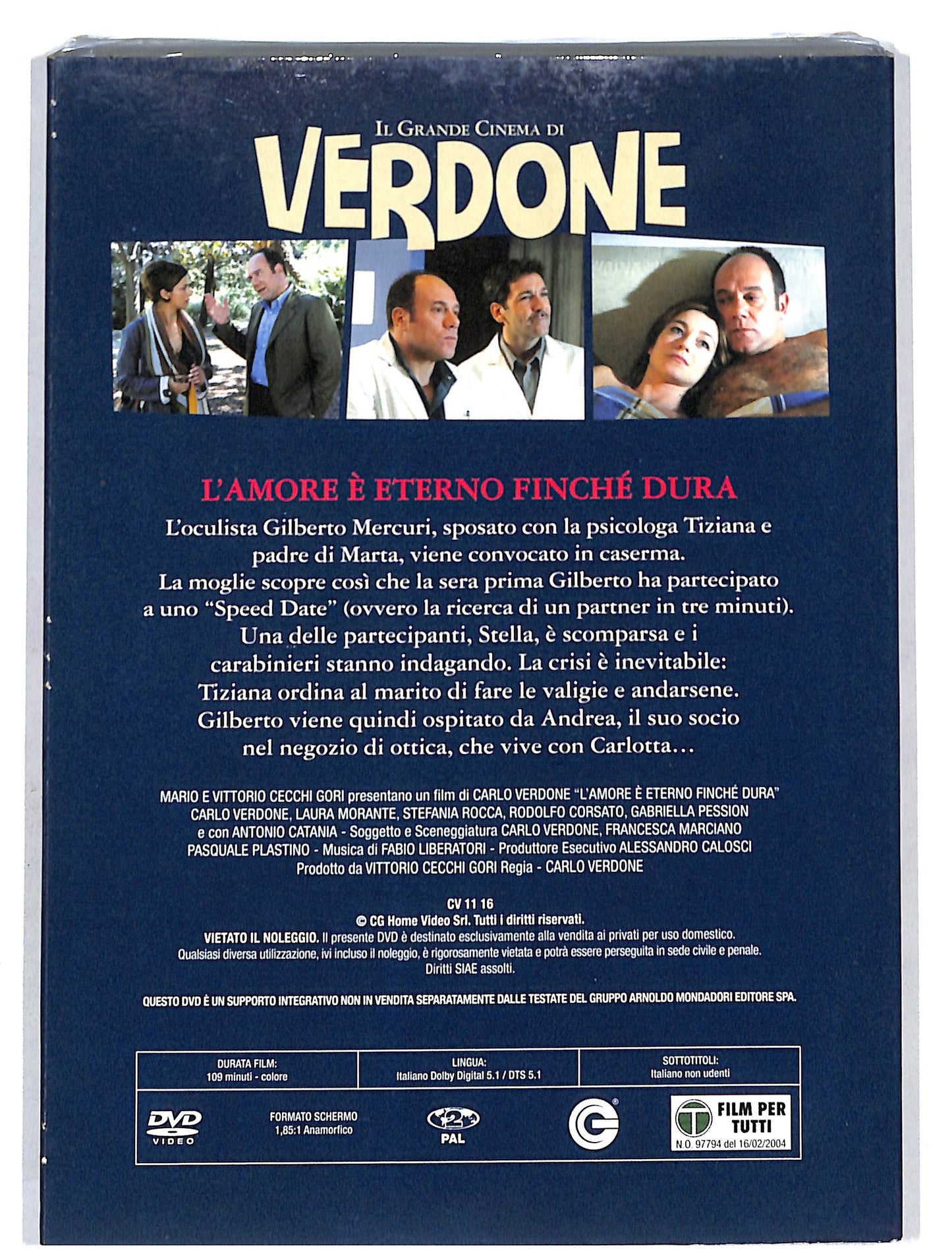 EBOND L'amore e eterno finche dura EDITORIALE DVD DB644853