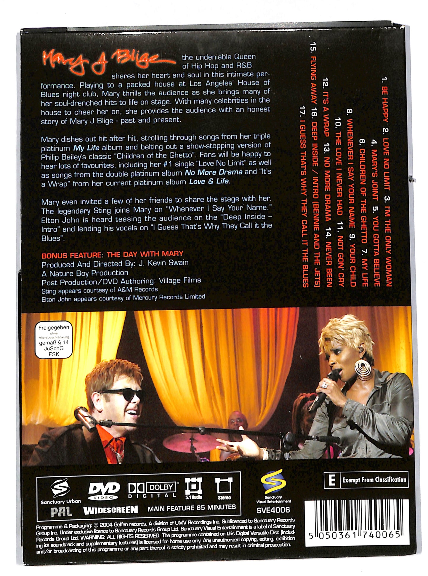 EBOND Blige Mary J - An Intimate Evening DVD DB645120