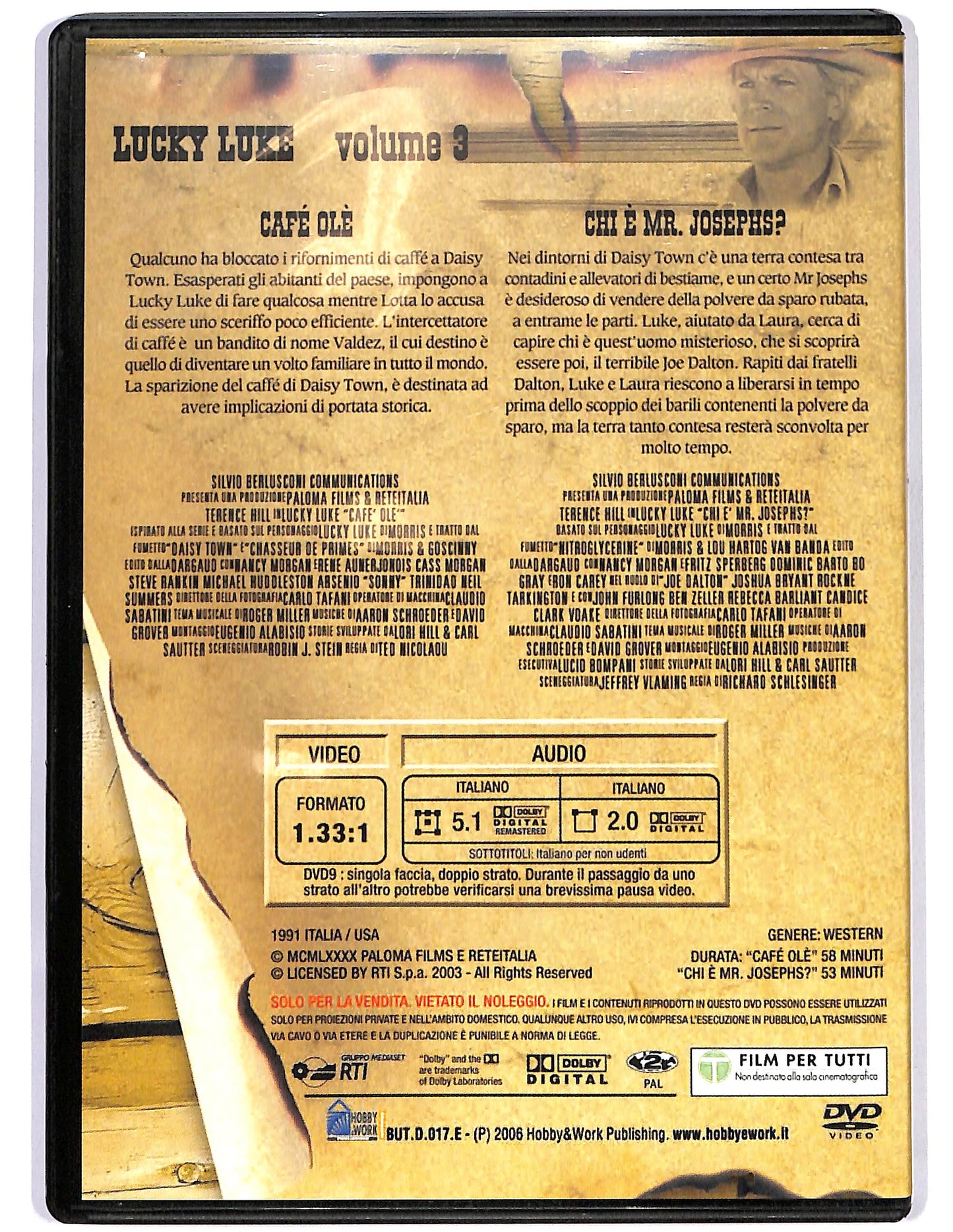 EBOND Lucky Luke volume 3 EDITORIALE DVD DB645332