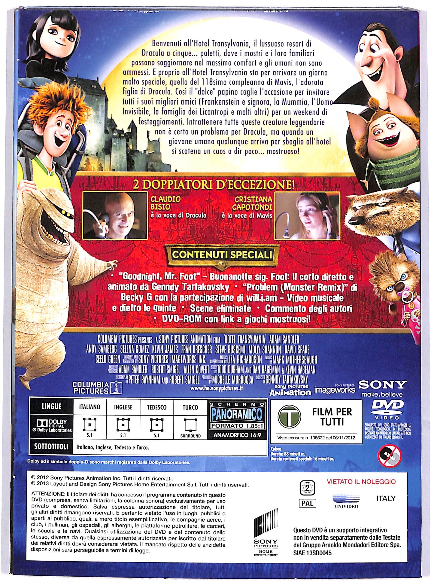 EBOND Hotel Transylvania (Slipcase) EDITORIALE DVD DB645411