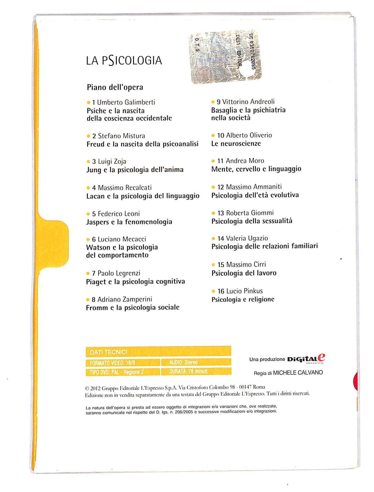 EBOND La Psicologia - Jung e la psicologia dell'anima EDITORIALE DVD DB645435