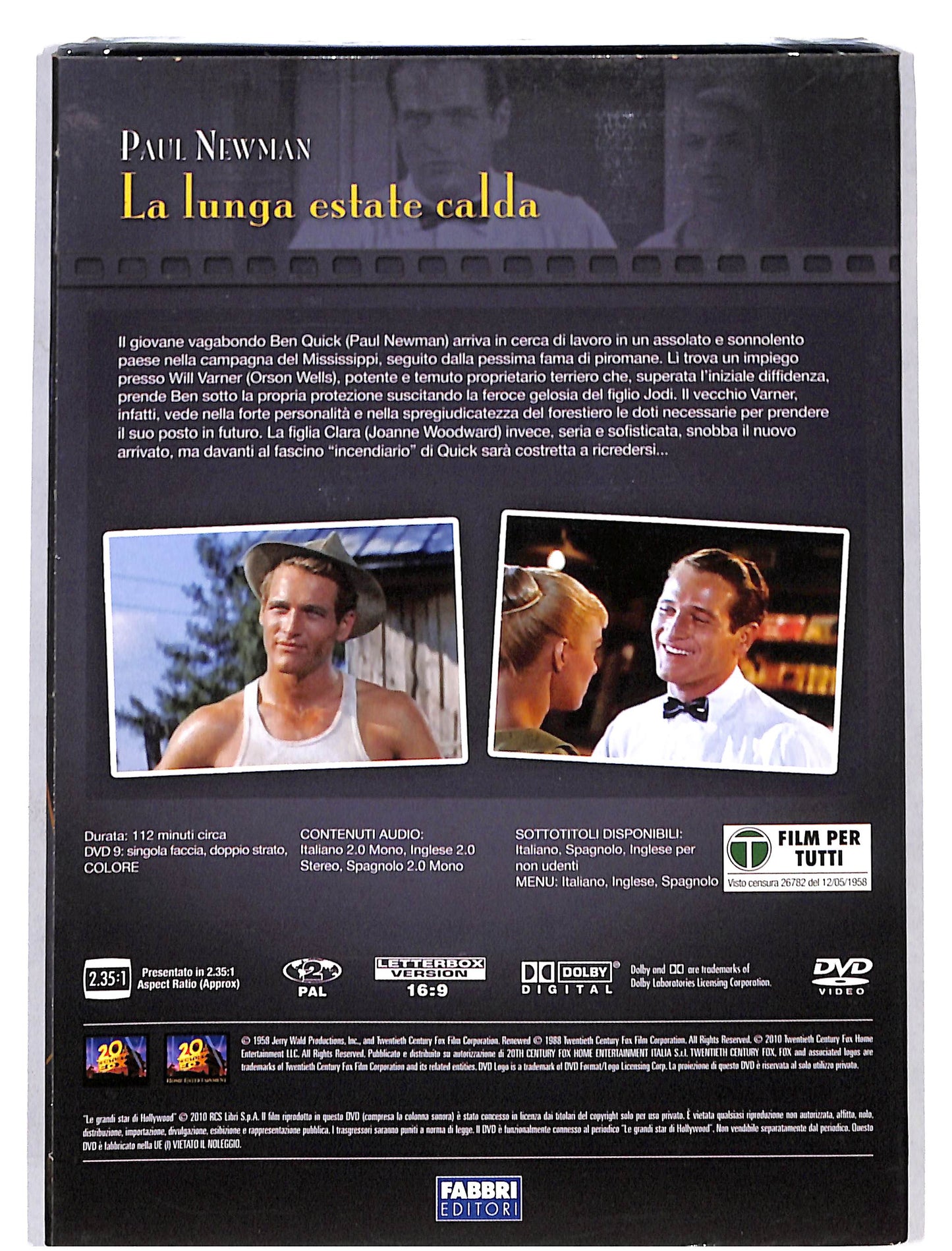 EBOND Le Grandi Star di Hollywood - La Lunga estate calda DVD DB645616