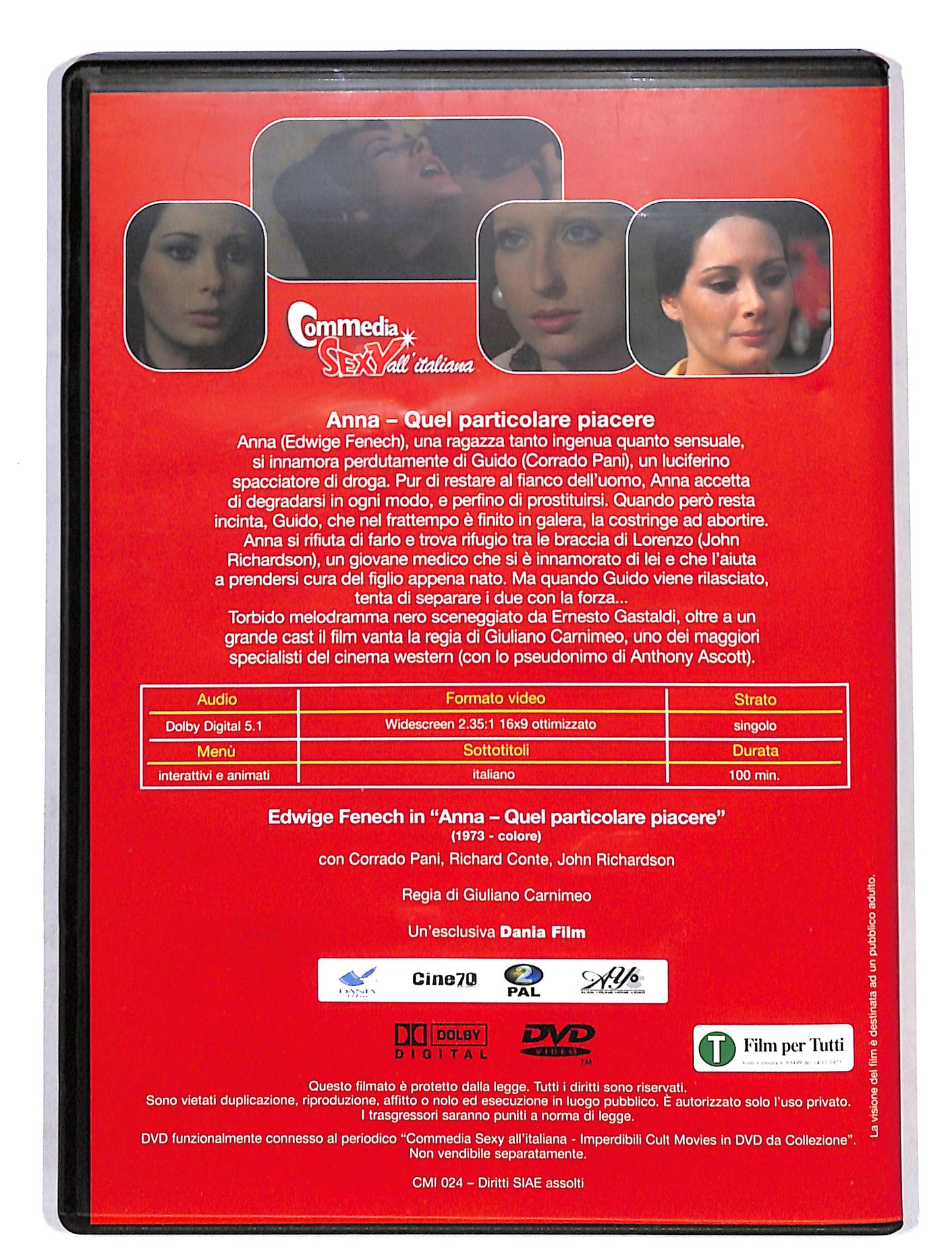 EBOND Commedia sexy all'italiana - Anna quel particolare piacere DVD DB645628