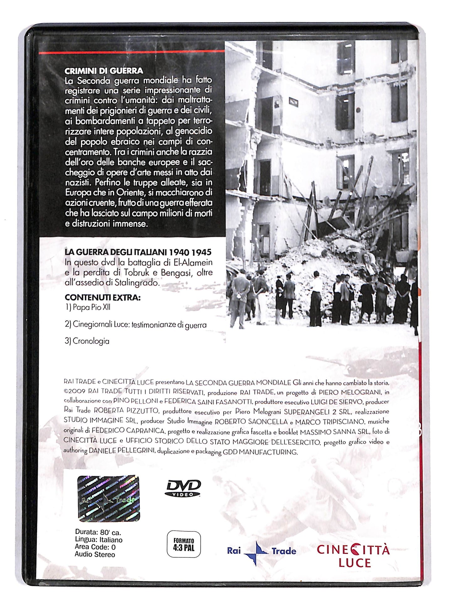 EBOND La seconda guerra mondiale - crimini di guerra vol.9 DVD DB645633