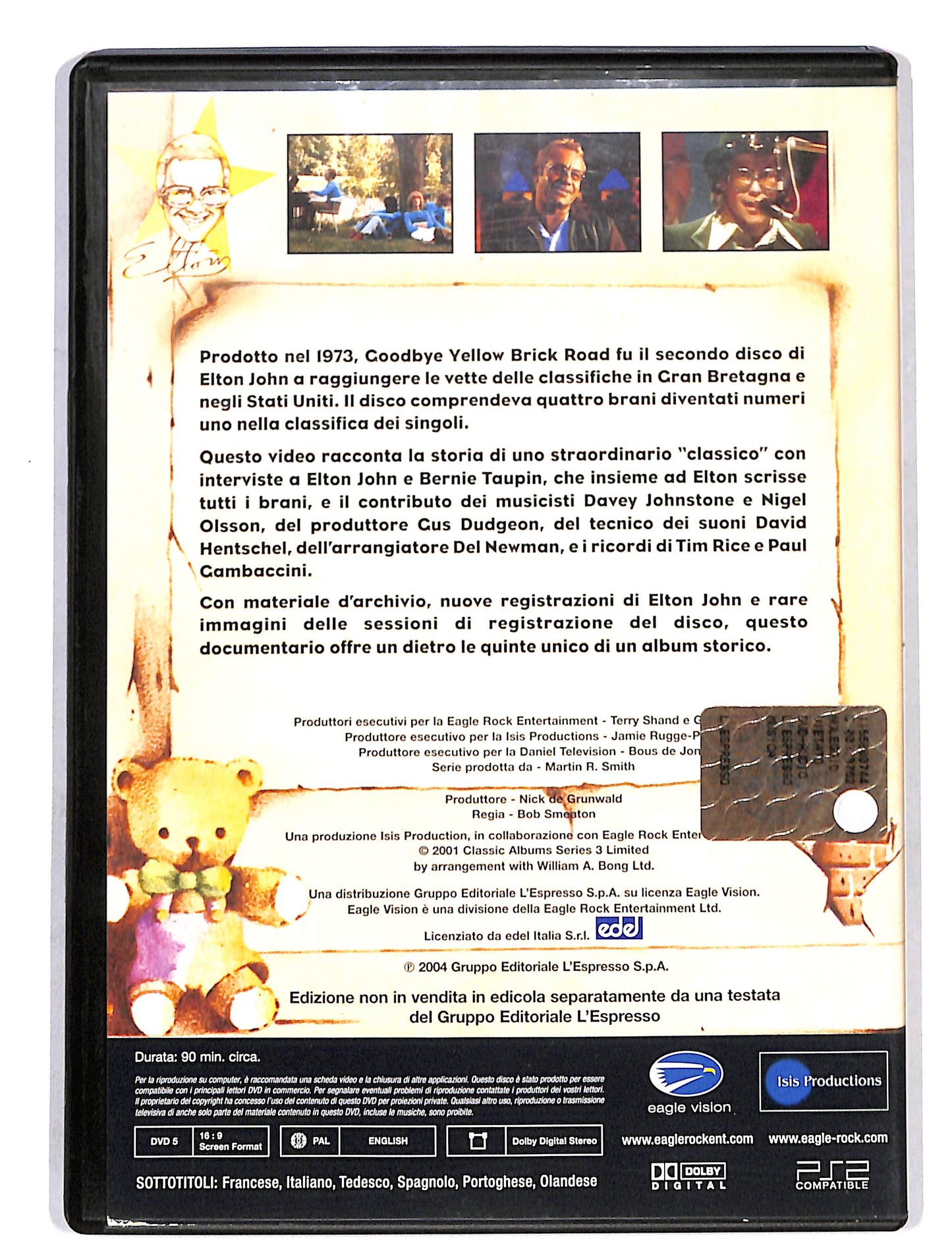 EBOND Elton John Goodbye Yellow Brick Road EDITORIALE DVD DB645640