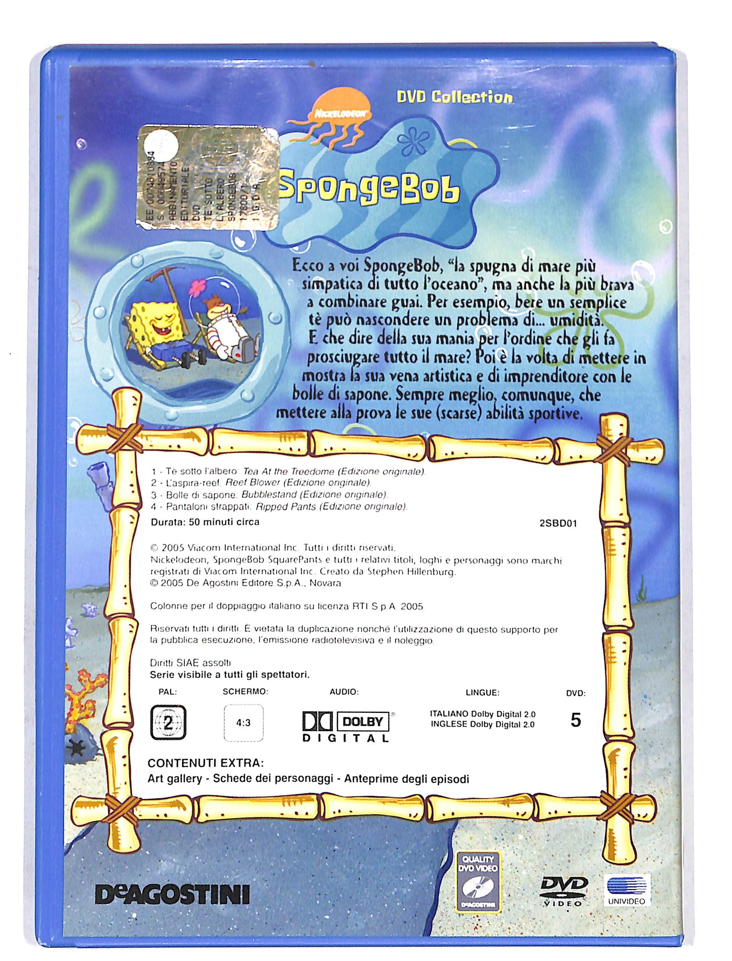EBOND Spongebob vol.1 dvd collection EDITORIALE DVD DB645652