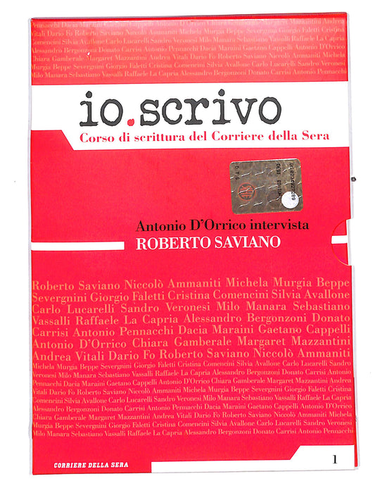 EBOND Roberto Saviano Io scrivo EDITORIALE DIGIPACK DVD DB645662