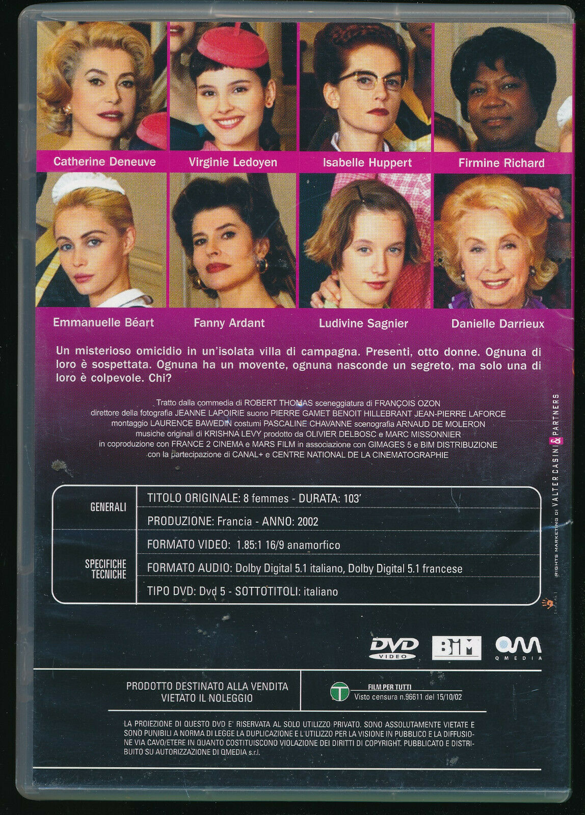 EBOND 8 Donne e Un Mistero DVD DB646409