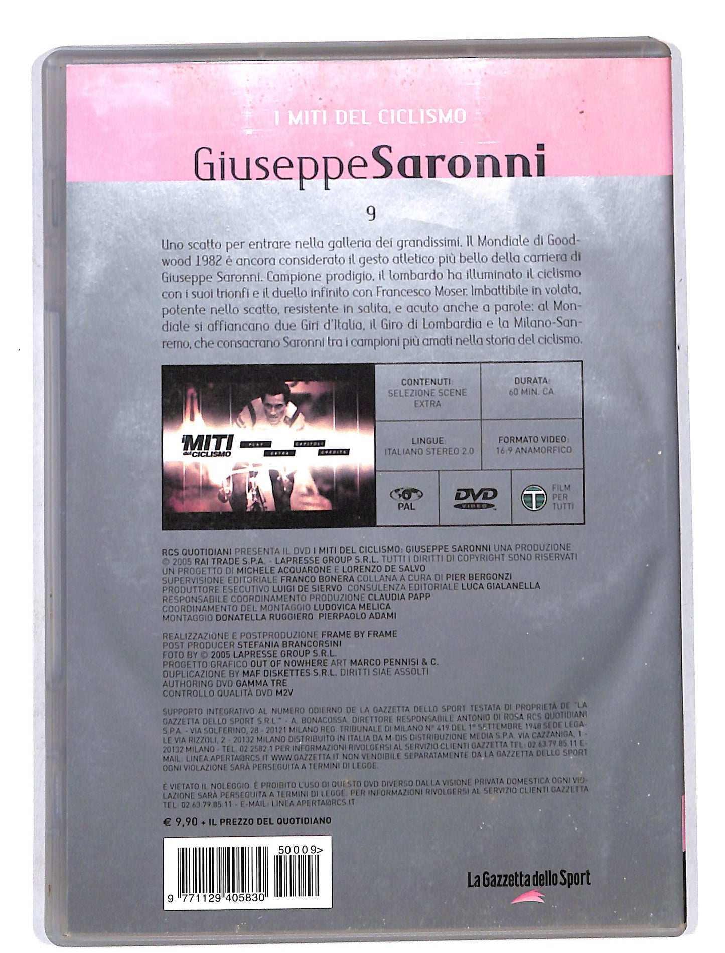 EBOND I Miti del Ciclismo Giuseppe Saronni vol.9 EDITORIALE DVD DB646415