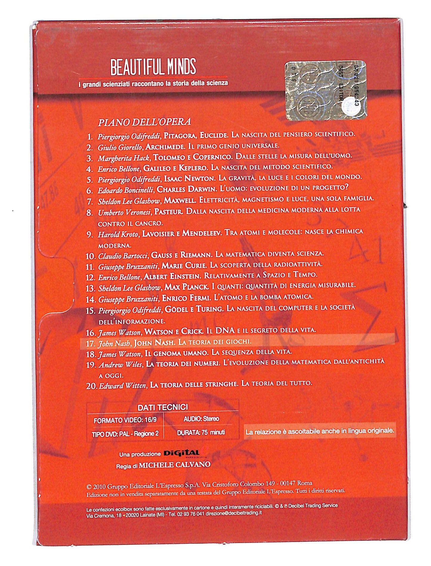 EBOND Beautiful Mids John Nash la teoria dei giochi vol.17 DVD DB646443