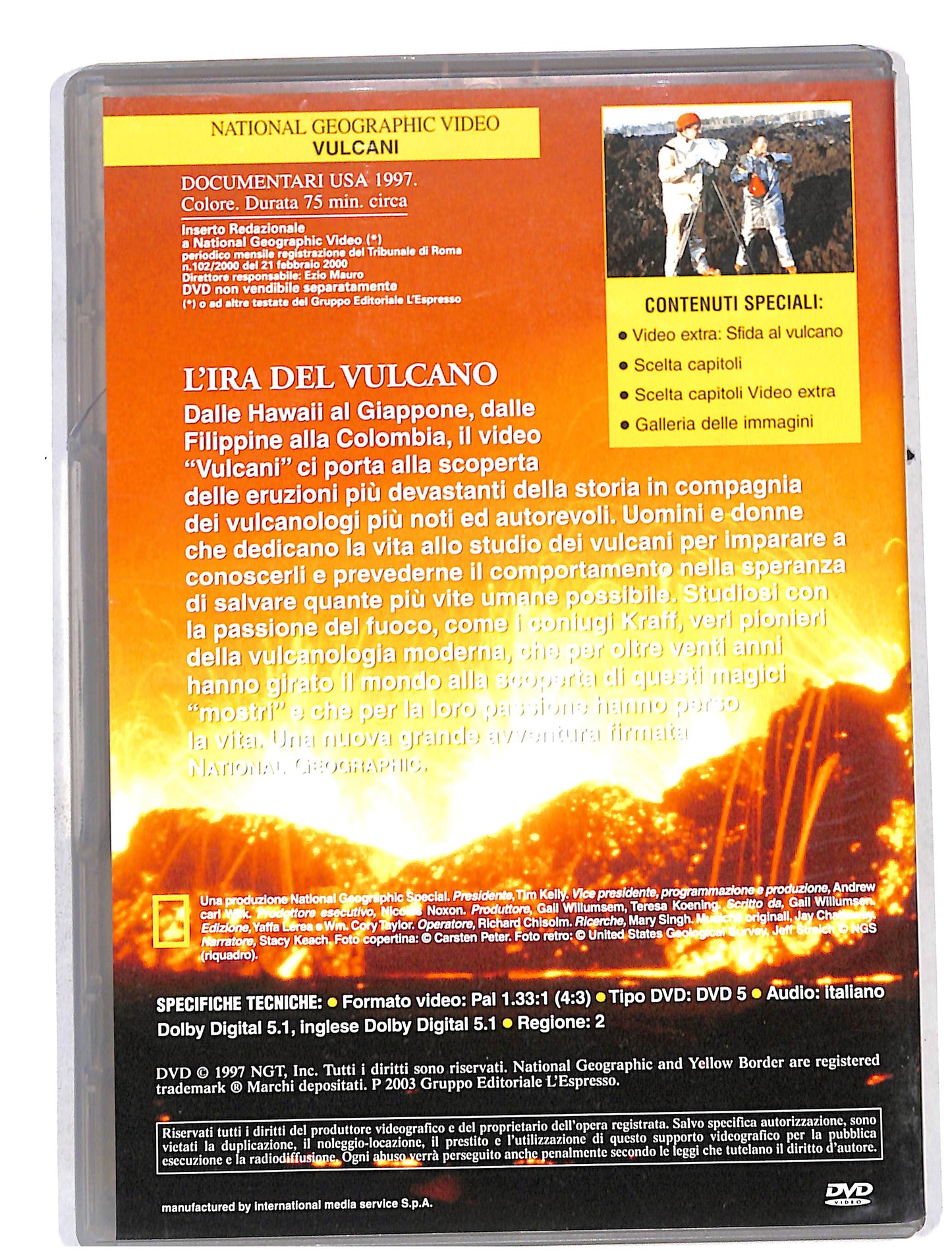 EBOND National Geographic Vulcani la furia della natura EDITORIALE DVD DB646480