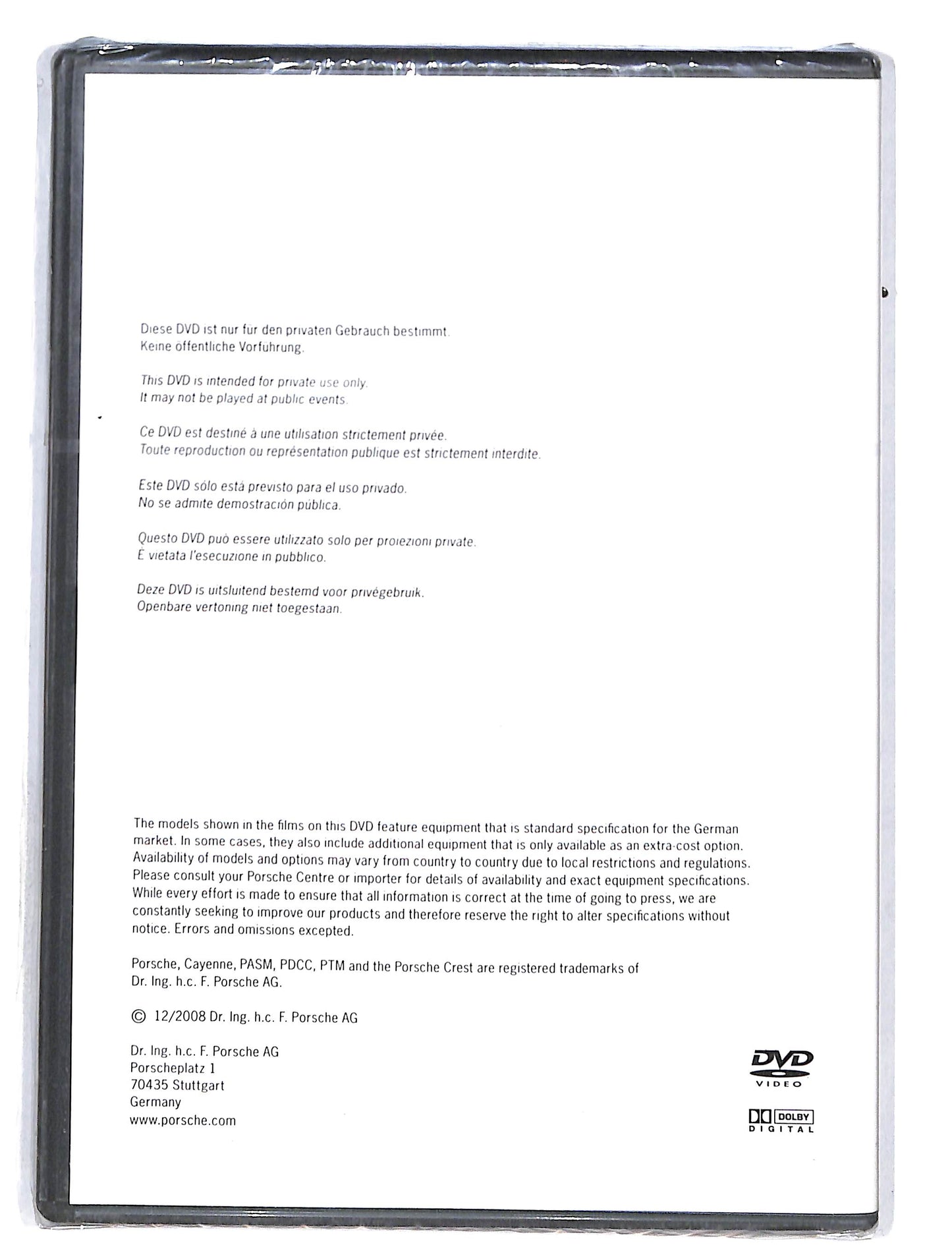 EBOND The new Cayenne S Transsyberia DVD DB646611