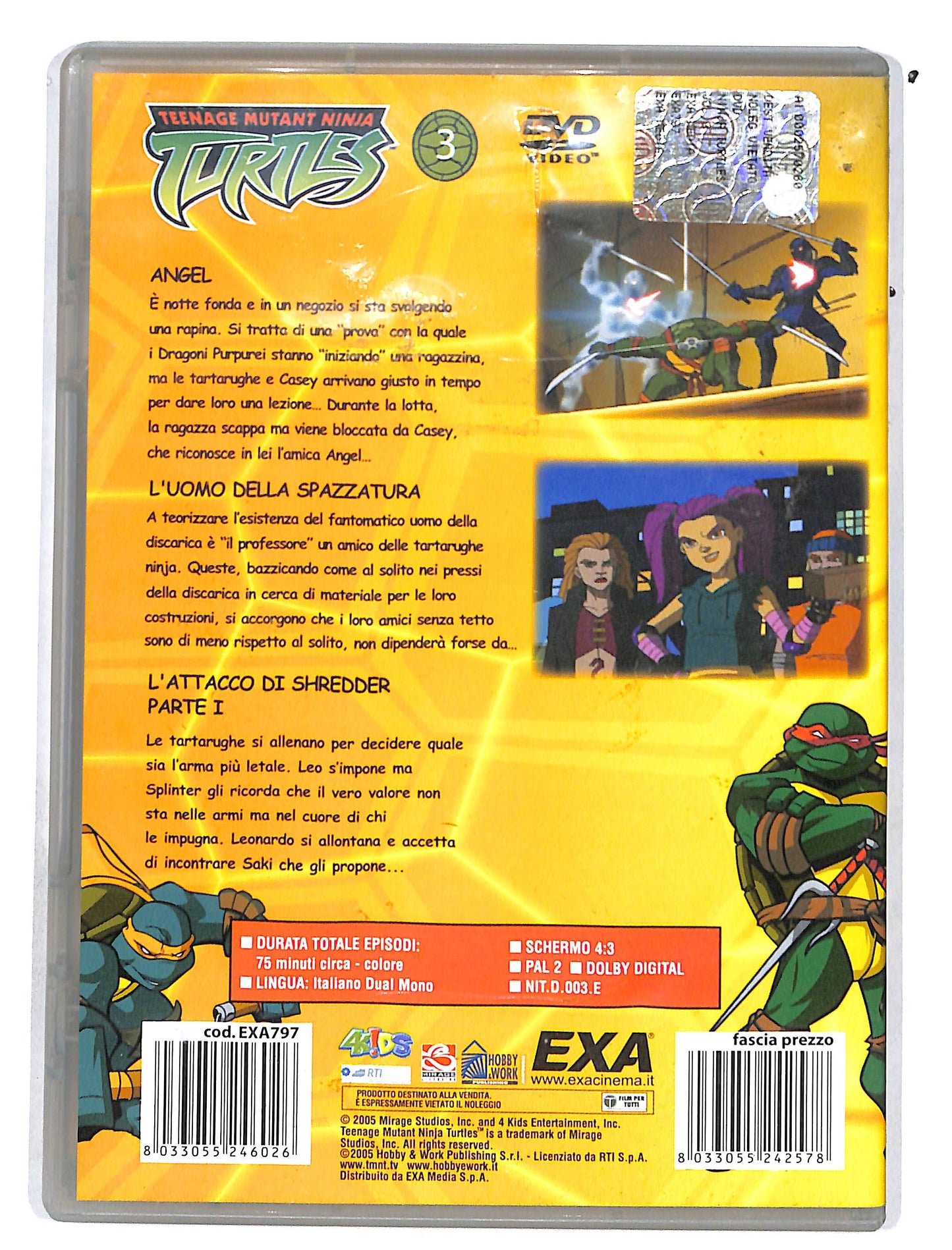 EBOND Teenage Mutant Ninja Turtles vol.3 DVD DB646634