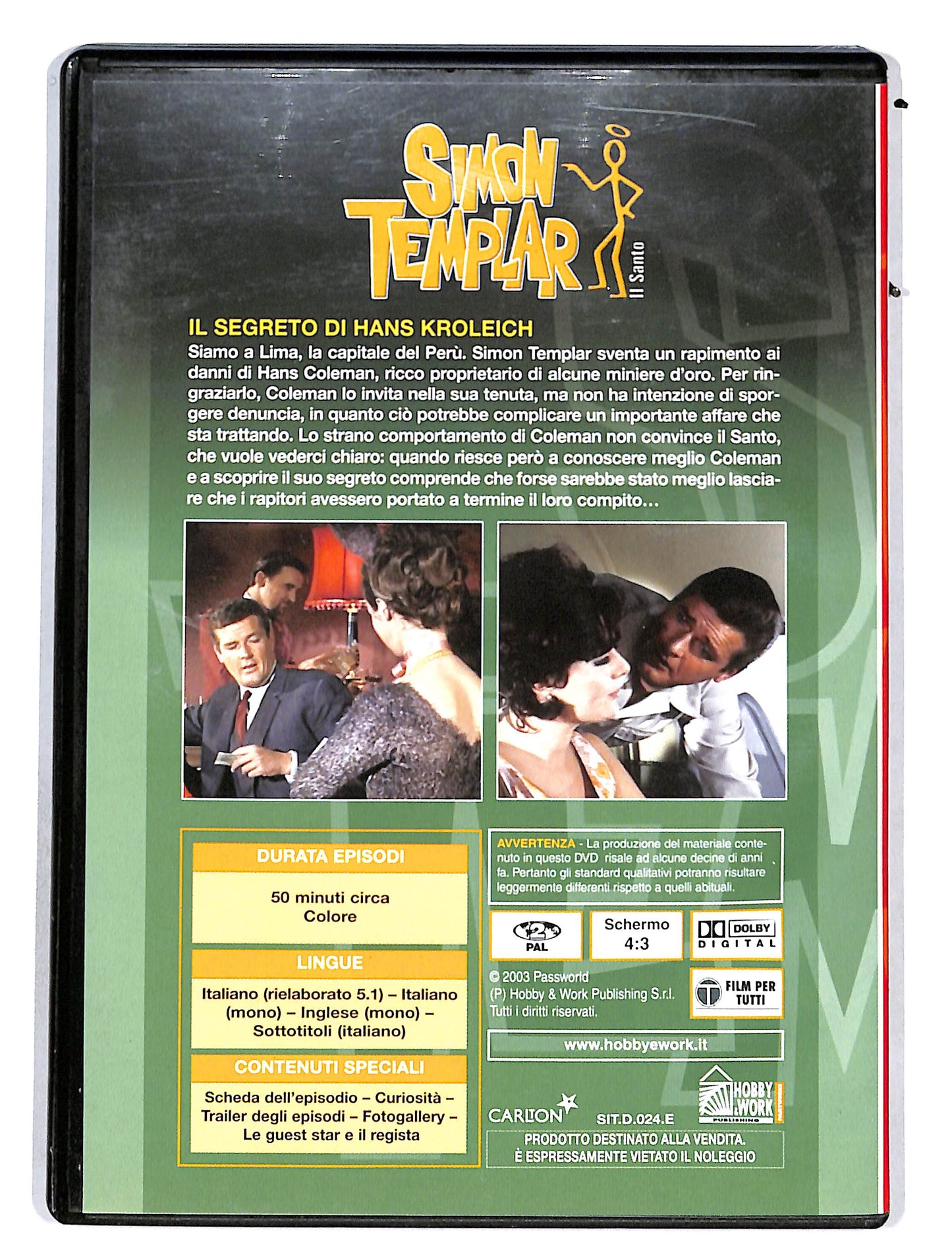 EBOND Simon Templar vol.24 EDITORIALE DVD DB646637