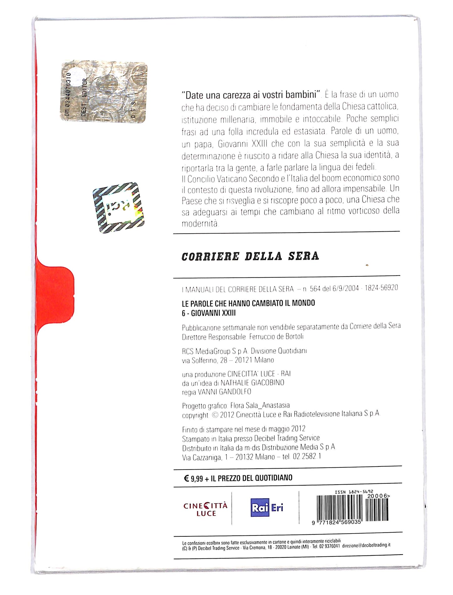EBOND Giovanni XXIII Discorso alla Luna EDITORIALE DVD DB646808