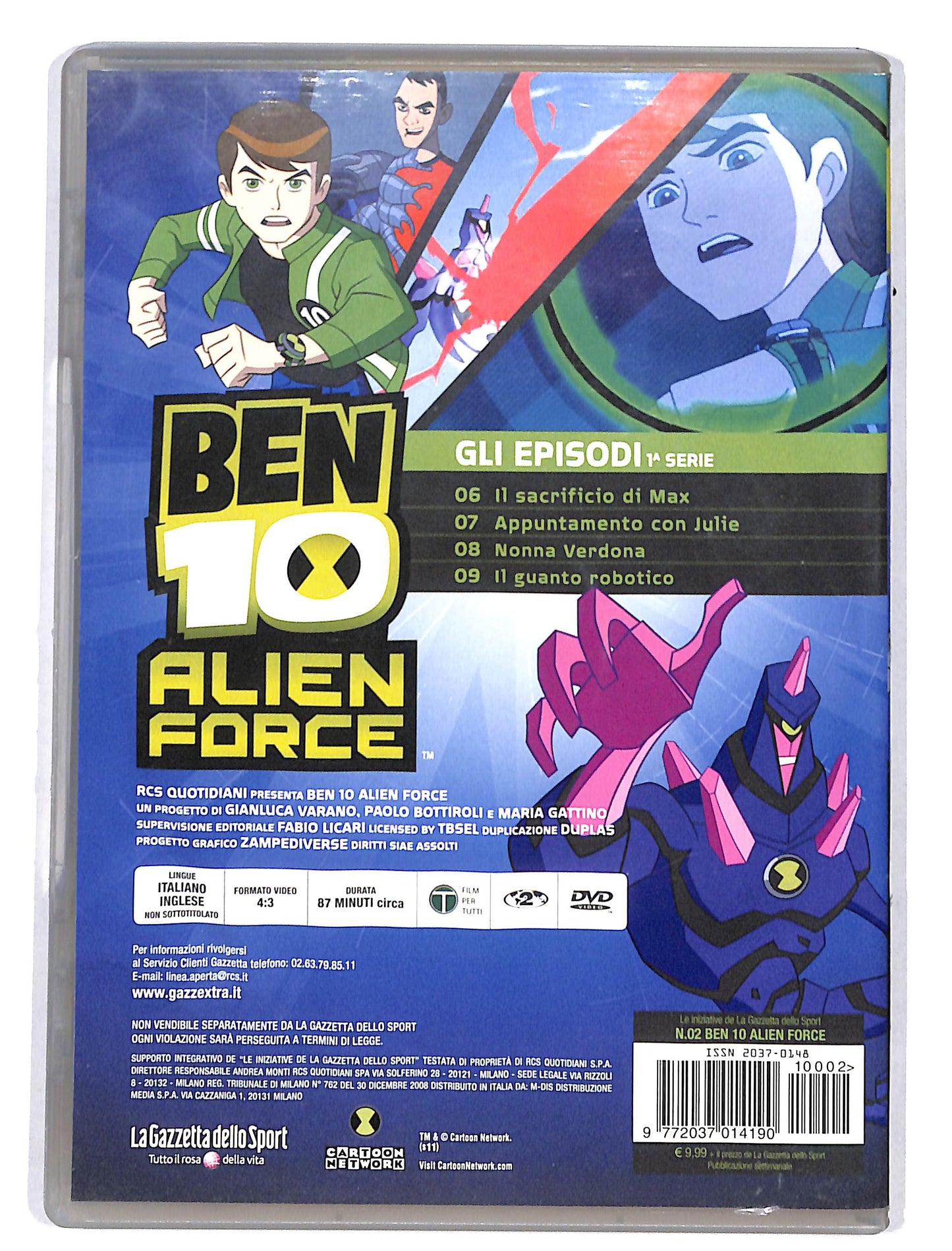 EBOND Ben 10 ALien Force vol.2 Il sacrificio di Max EDITORIALE DVD DB646817