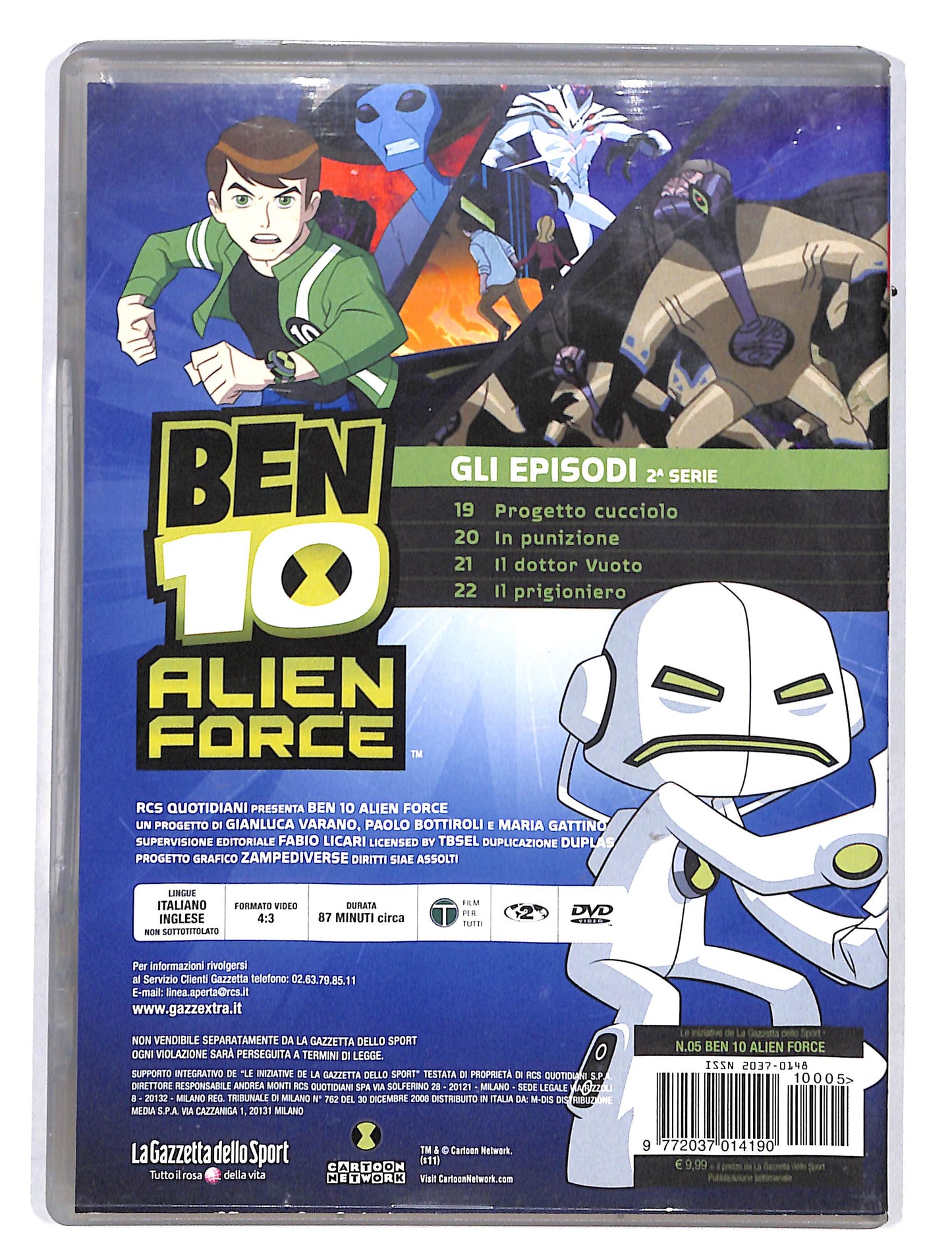 EBOND Ben10 Alien Force vol.5 il prigioniero EDITORIALE DVD DB646846