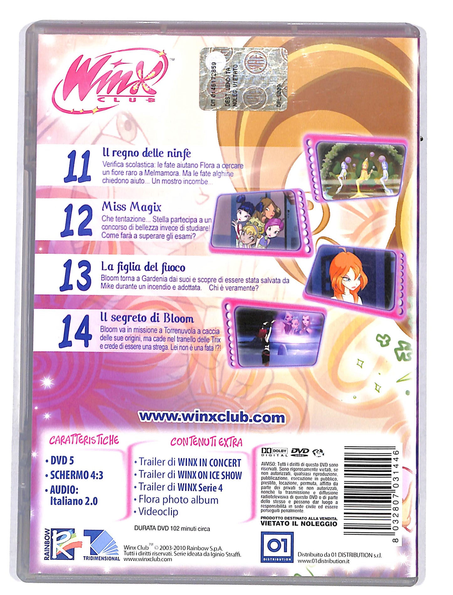 EBOND Winx Club - Stagione 01 episodi 11-14 vol.3 DVD DB646863