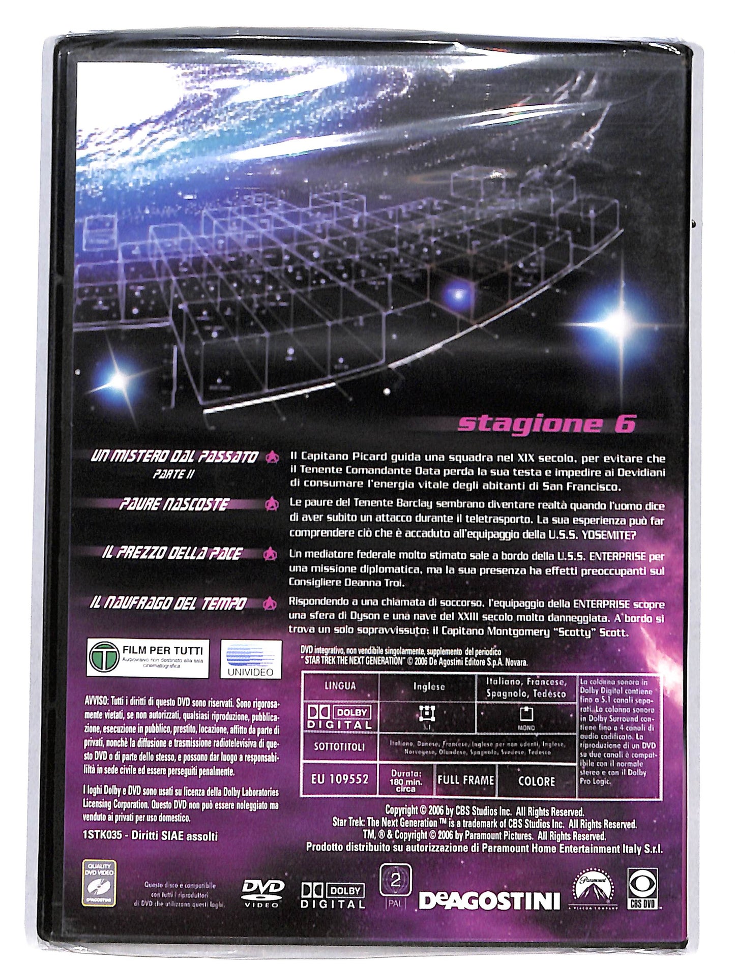 EBOND StarTrek the next Generation vol.1 stagione 6 DVD DB646868