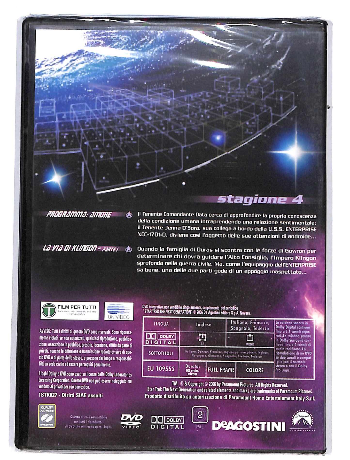 EBOND Startrek the next generation vol.7 stagione 4 DVD DB646869