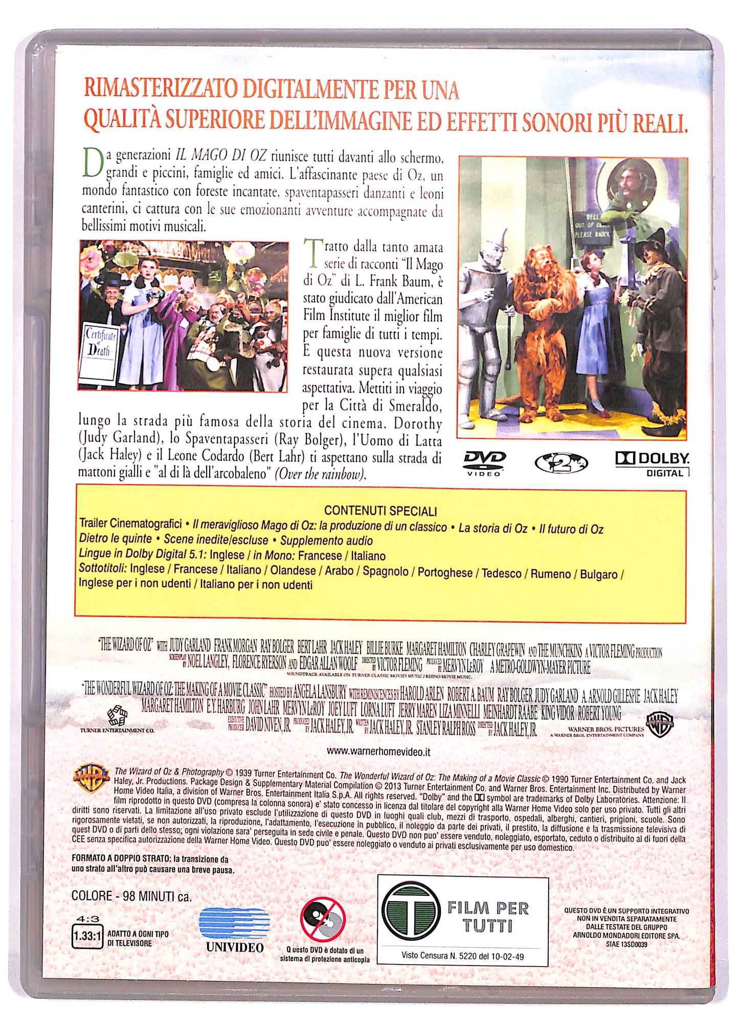 EBOND Il Mago Di Oz Snapper DVD DB647107