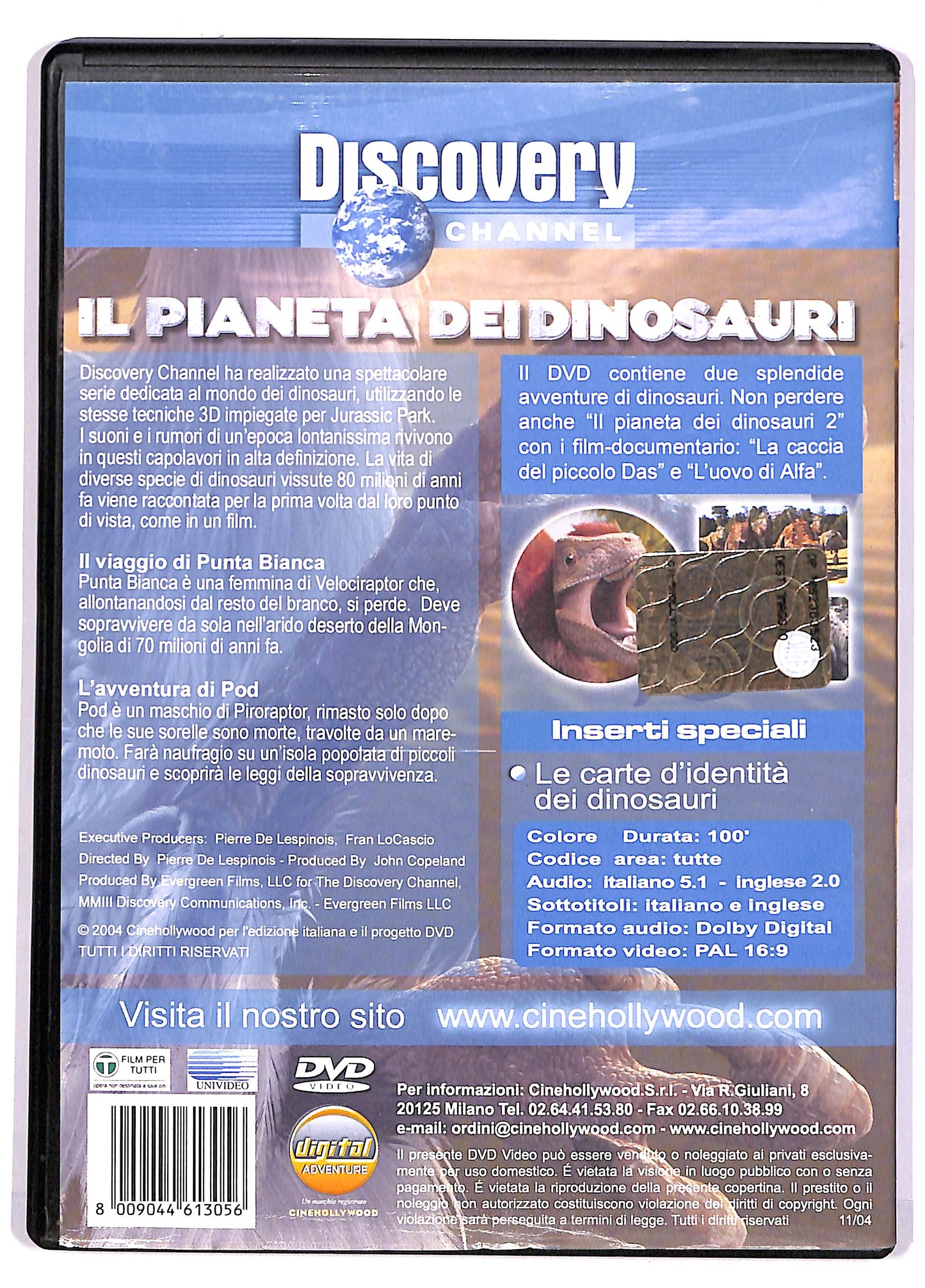 EBOND Il pianeta dei dinosauri - grandi aventure nel cretaceo DVD DB647122