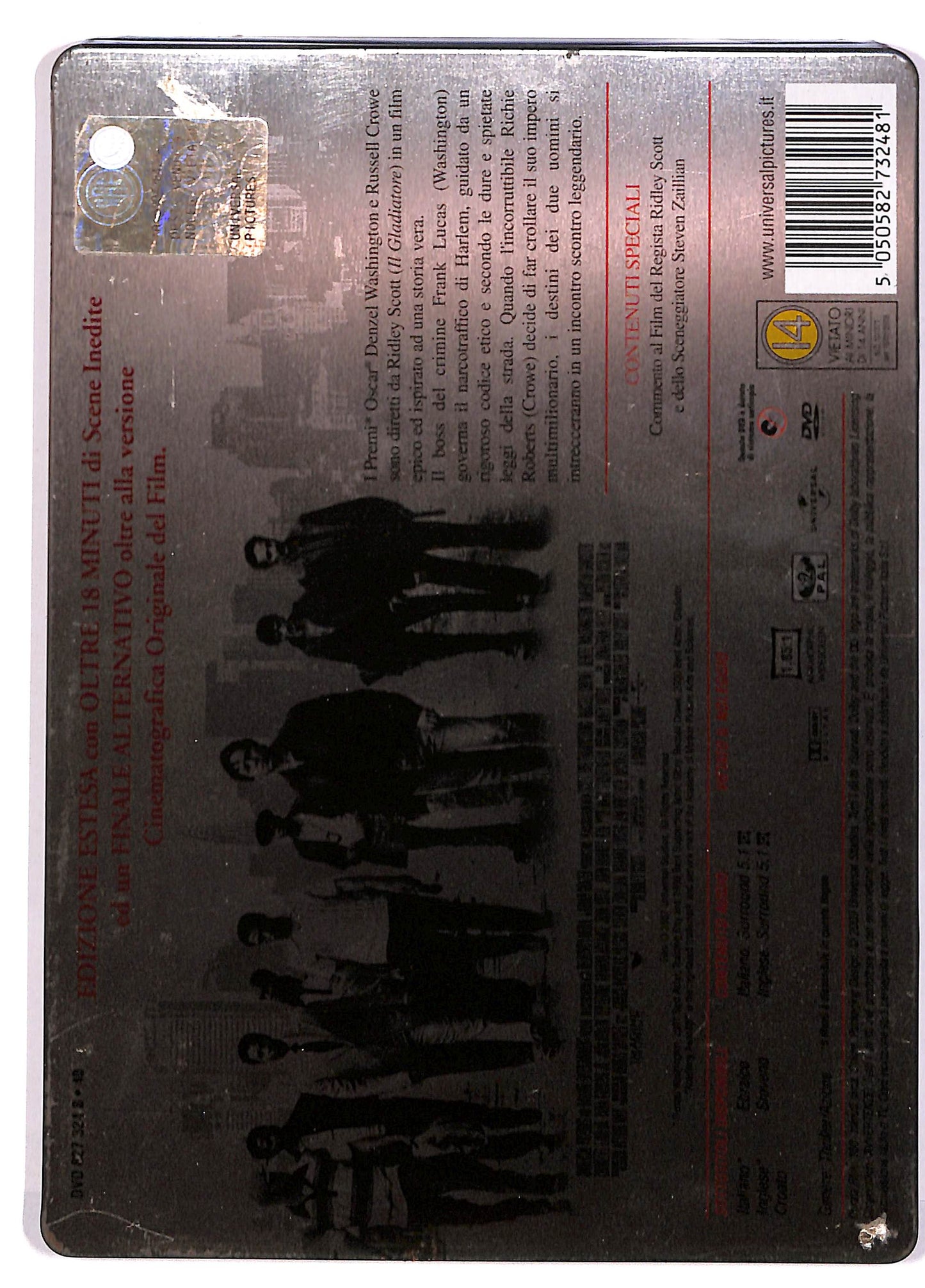 EBOND American Gangster STEELBOOK DVD DB647141
