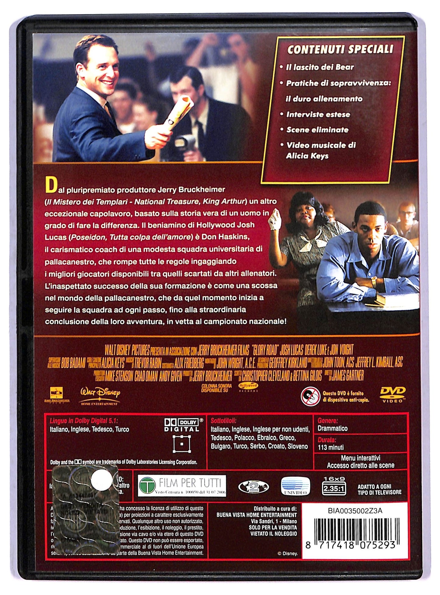 EBOND glory road DVD DB648634