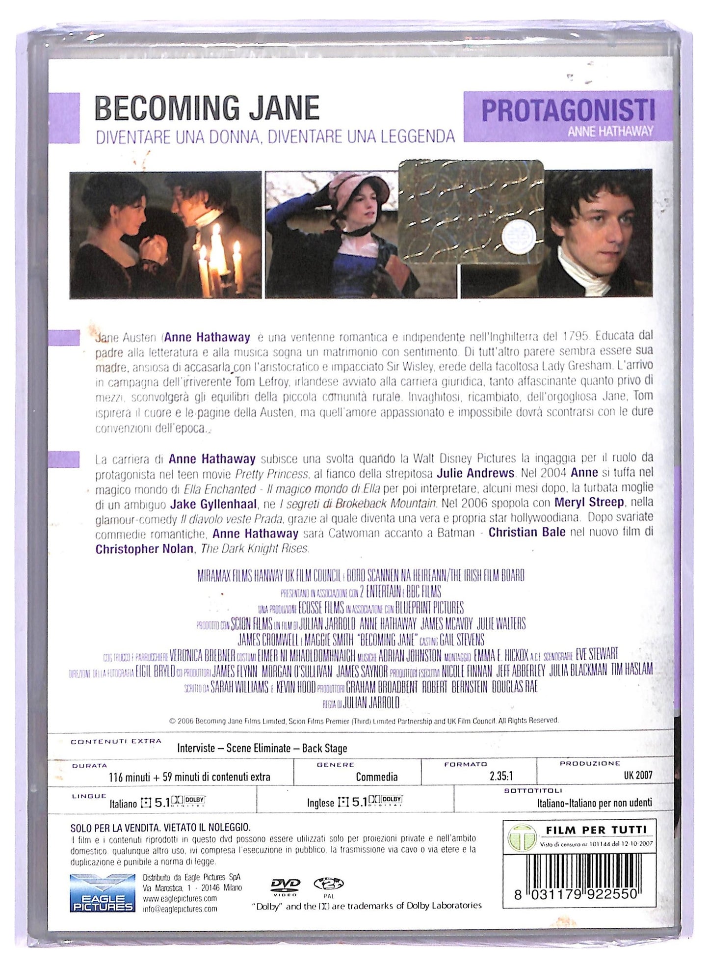 EBOND Becoming Jane-diventare Una Donna,diventare Una Leggenda DVD DB648652