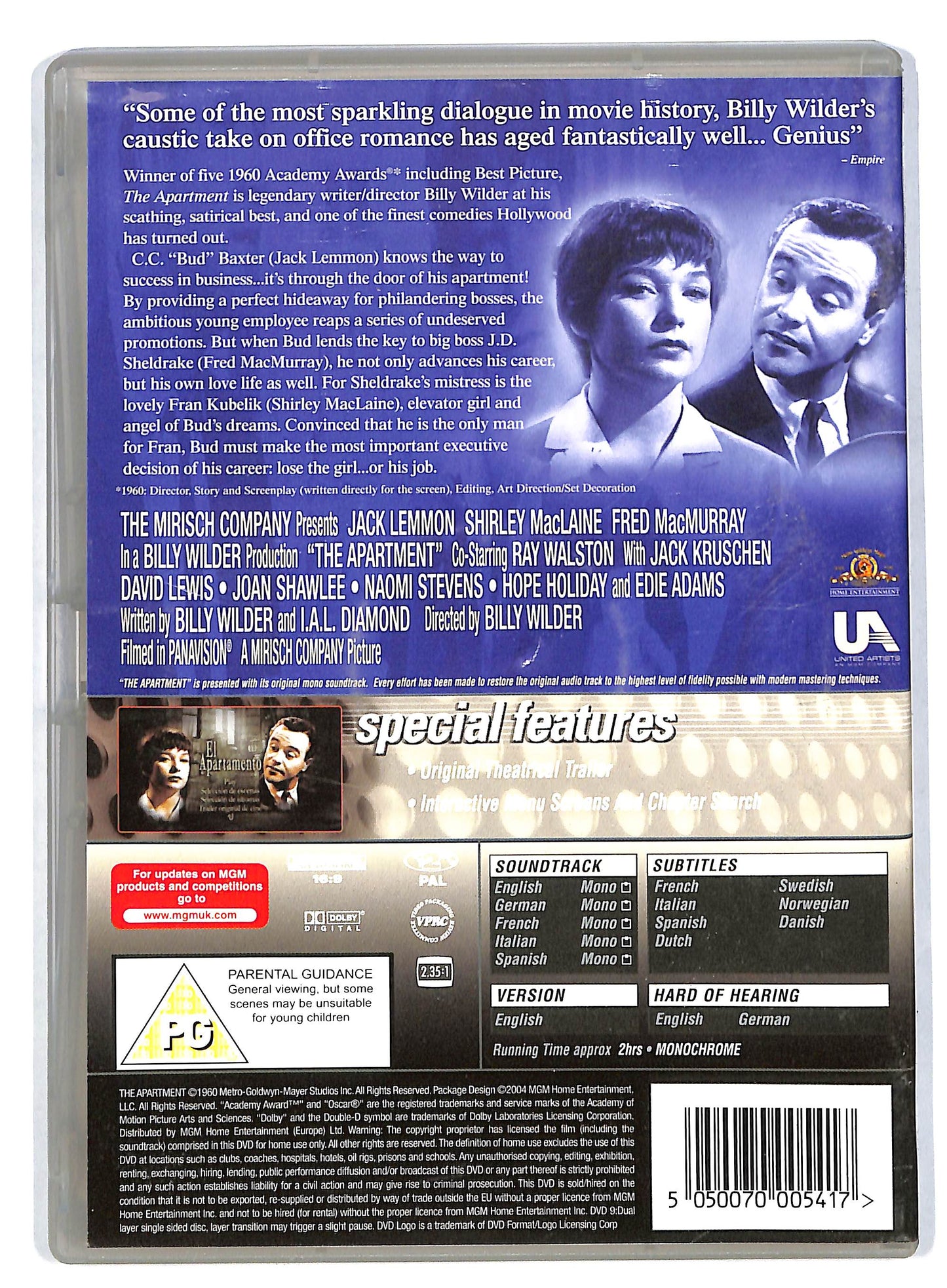 EBOND The Apartment DVD DB648903