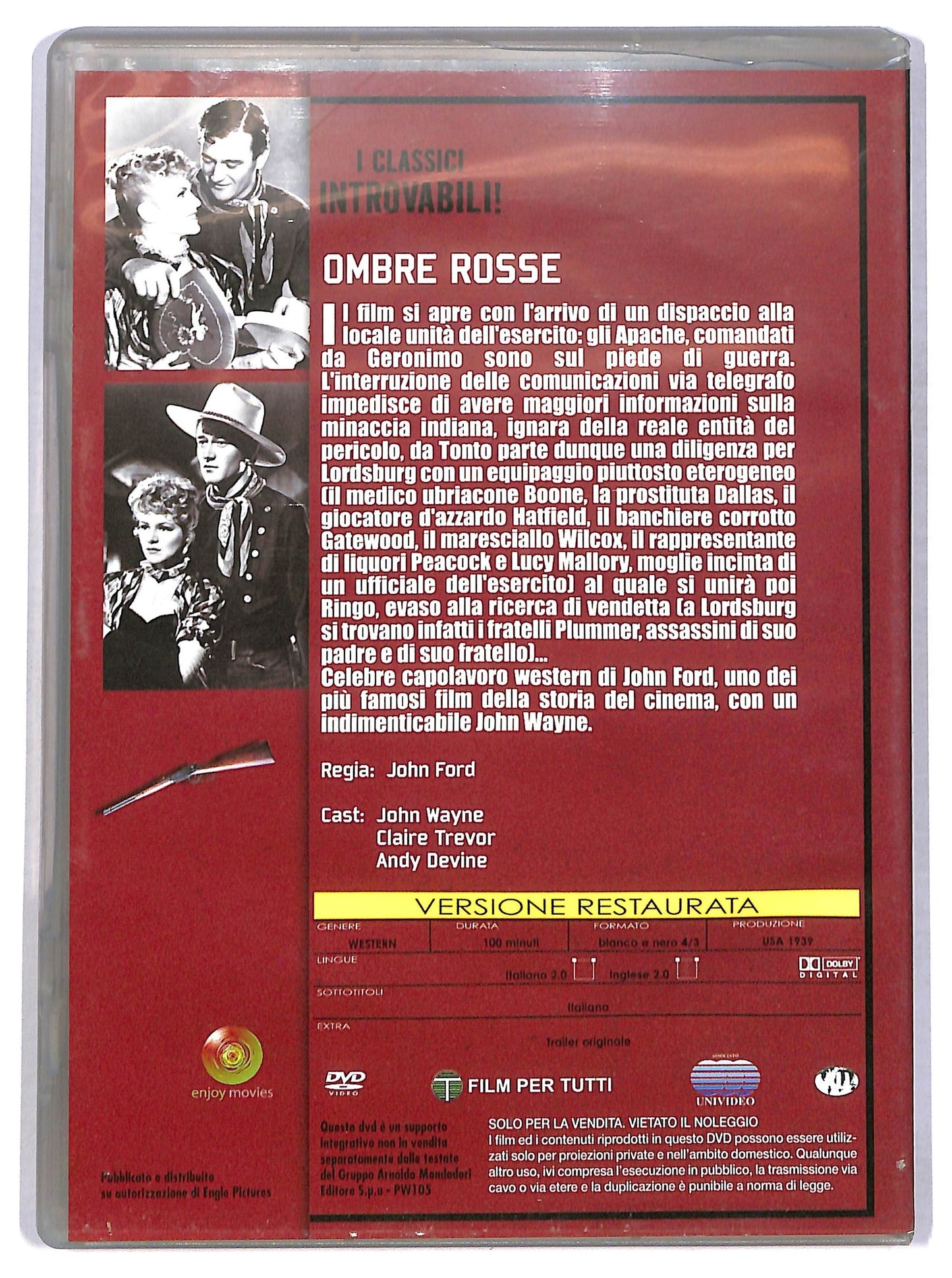 EBOND Ombre rosse EDITORIALE DVD DB648908